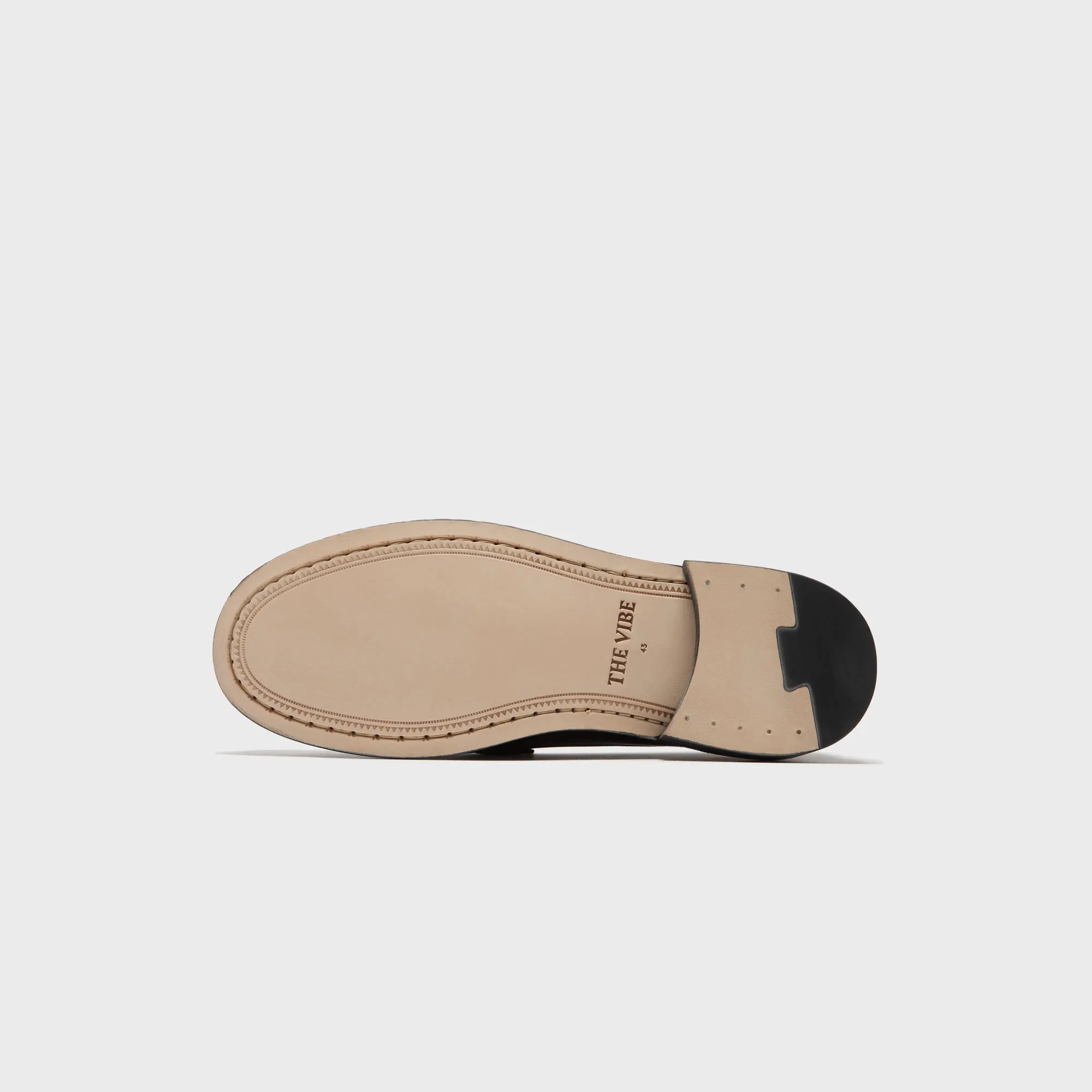 Vinny'S Yardee Moccasin Loafer - Brown Nappa Leather Reinforced Seam Design
