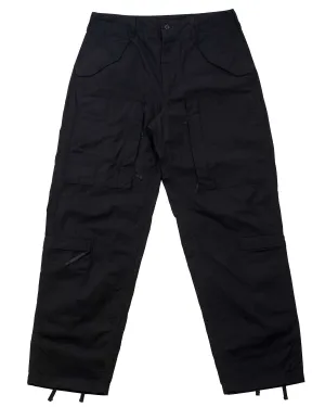Engineered Garments Aircrew Pant Black Cotton Ripstop Activewear Layer