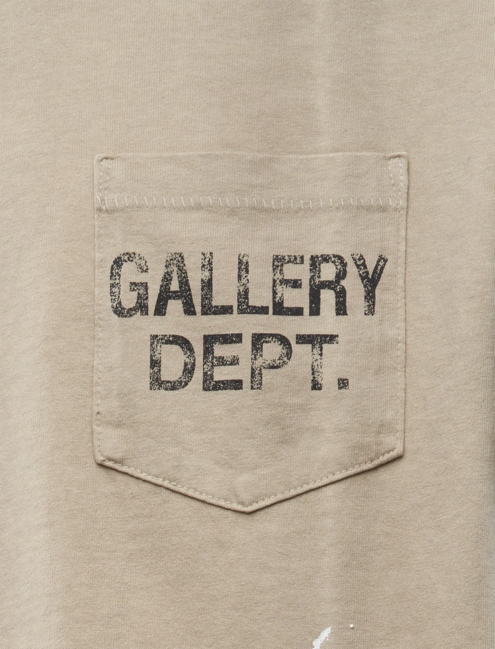 Anti - odor Product Vintage Logo Painted Tee