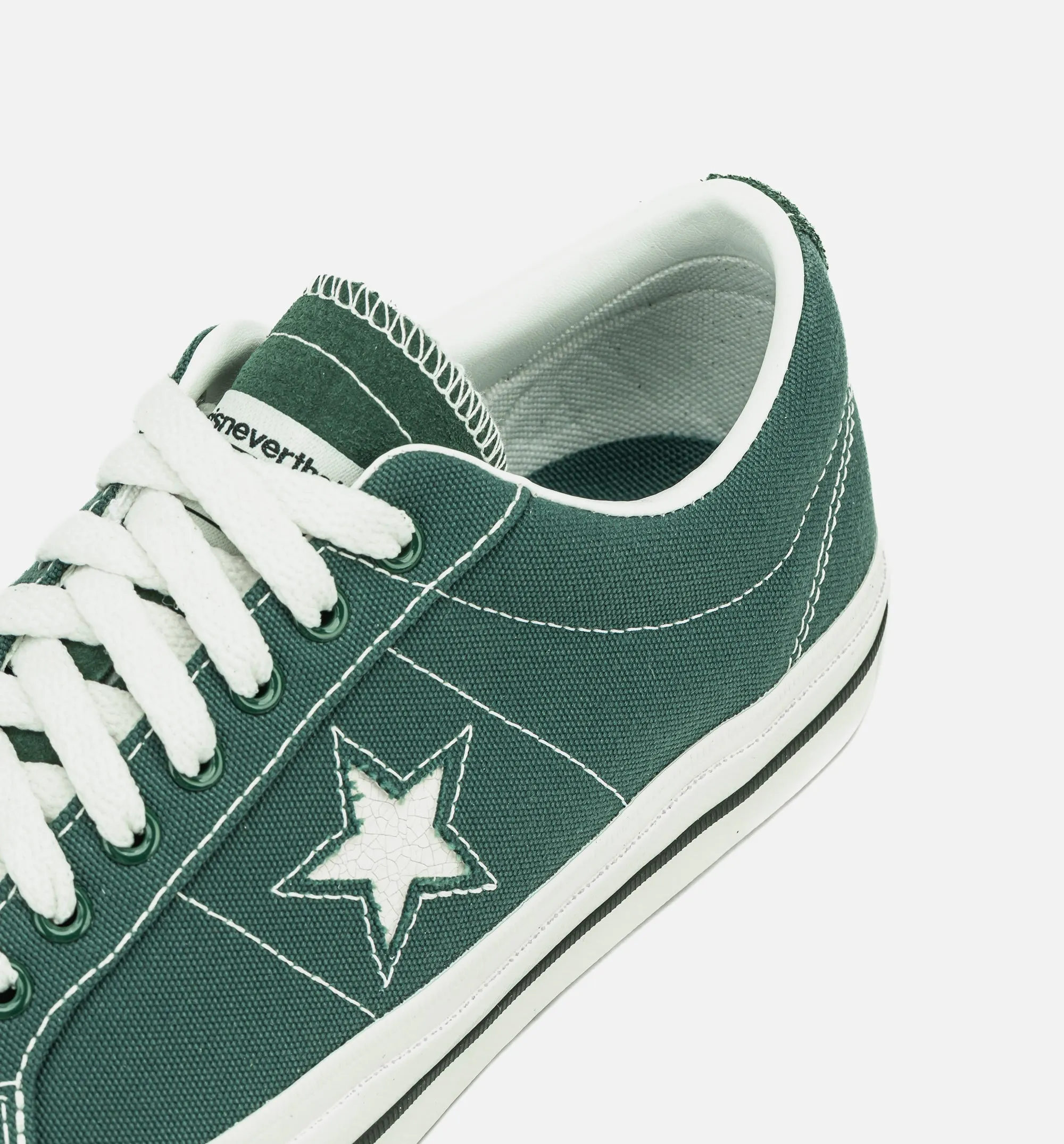 One Star Pro X Thisisneverthat Mens Lifestyle Shoe - Green/Black Foam-Padded Heels