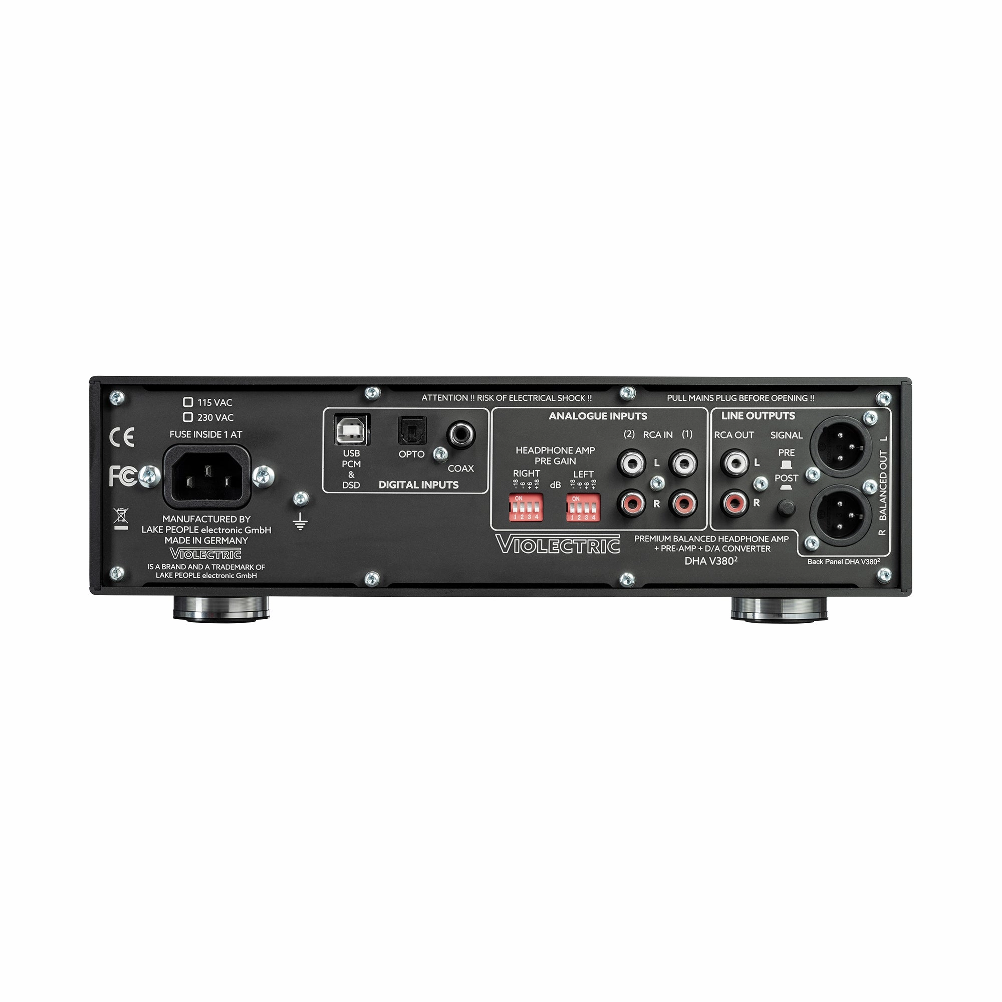 Violectric DHA V380 Balanced Headphone Amplifier & DAC