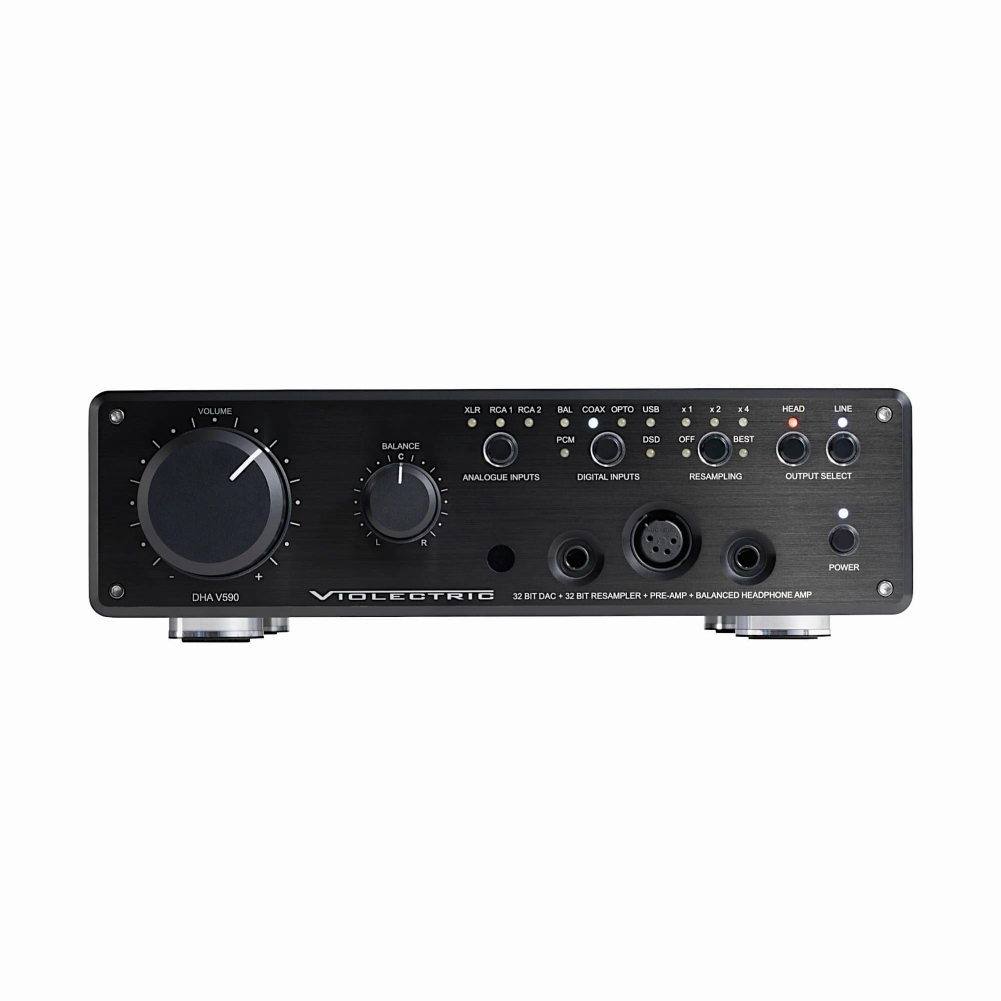 Violectric DHA V590 Balanced Headphone Amplifier & DAC Black
