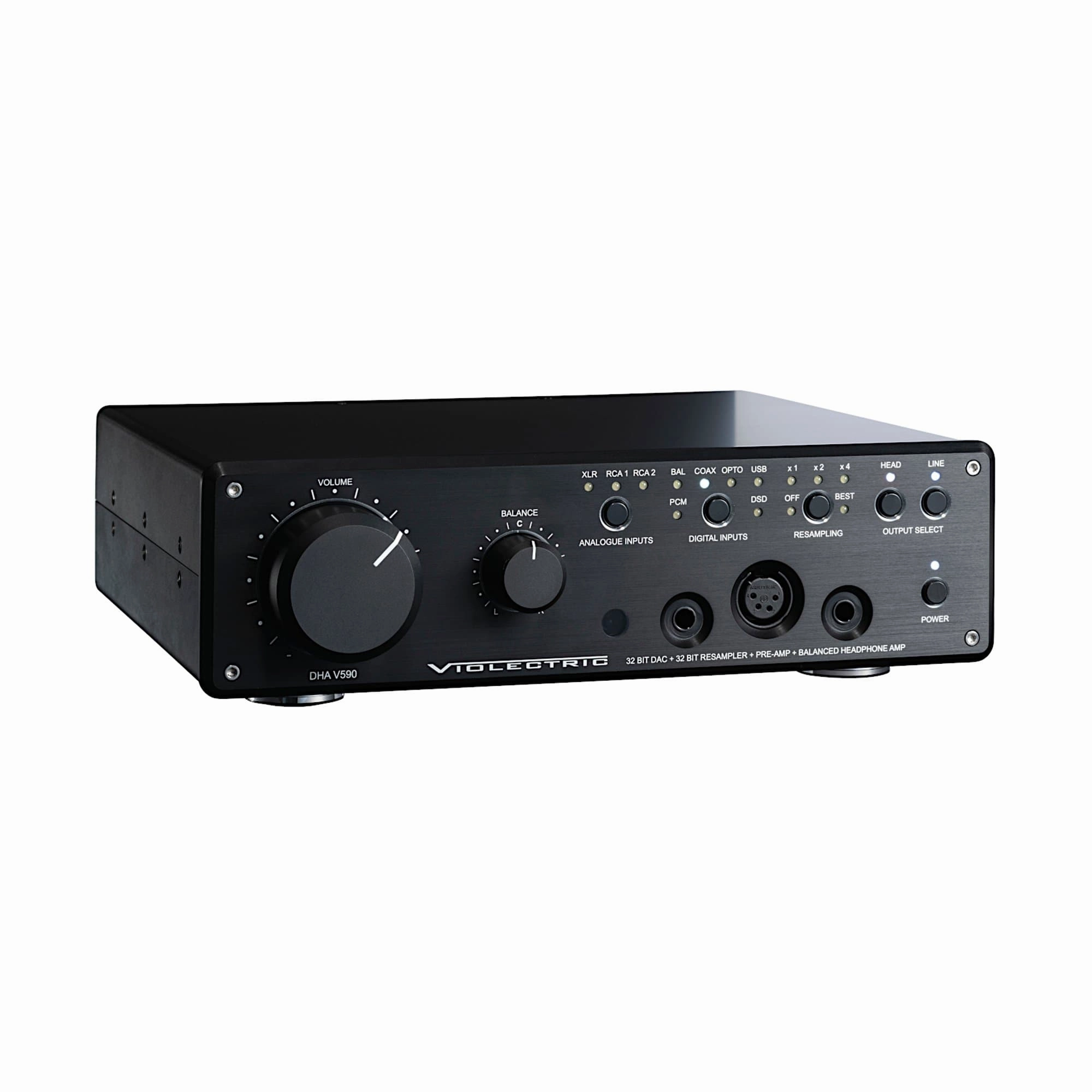 Violectric DHA V590 Balanced Headphone Amplifier & DAC Black
