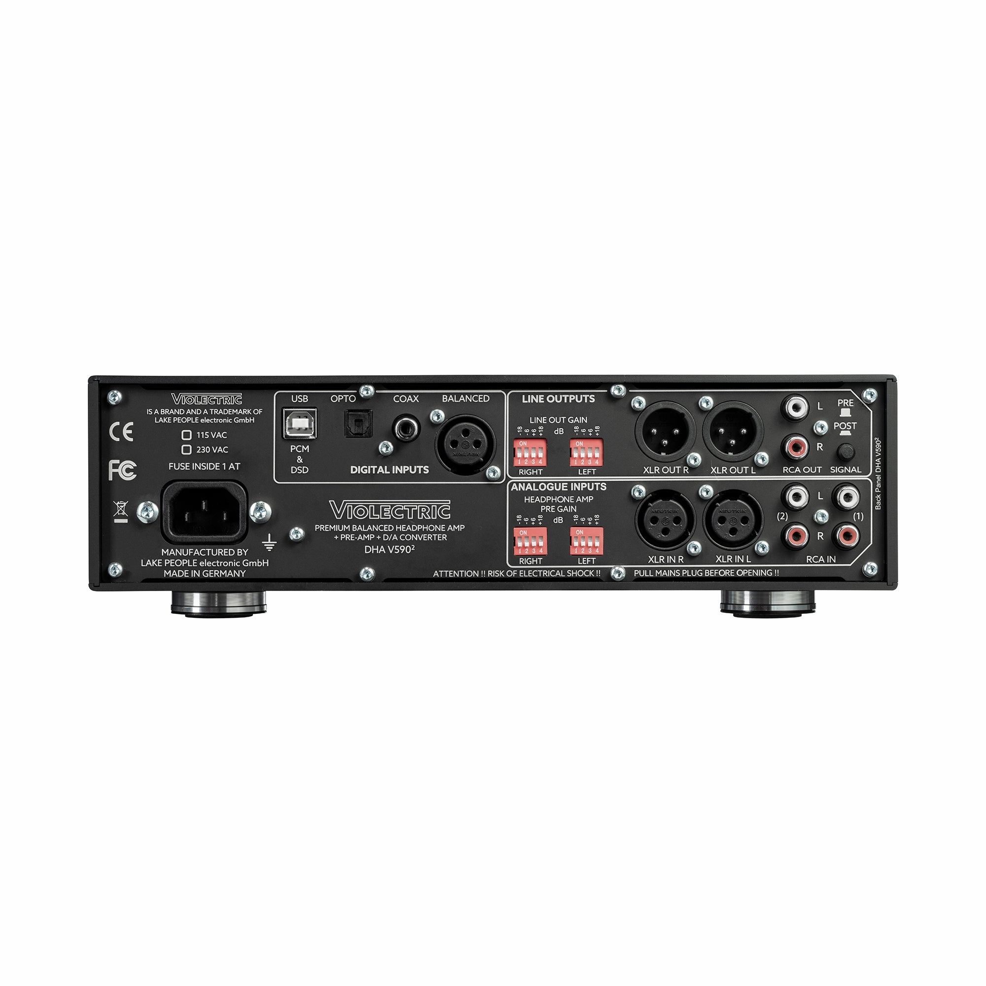 Violectric DHA V590 Balanced Headphone Amplifier & DAC