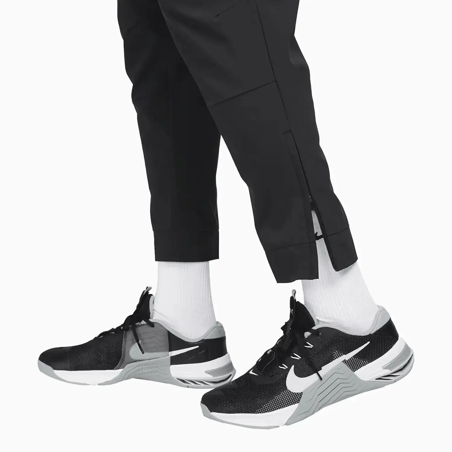 Men'S Unlimited Dri-Fit Zippered Cuff Sweat Pant Taffeta Pull-Down Sleeve