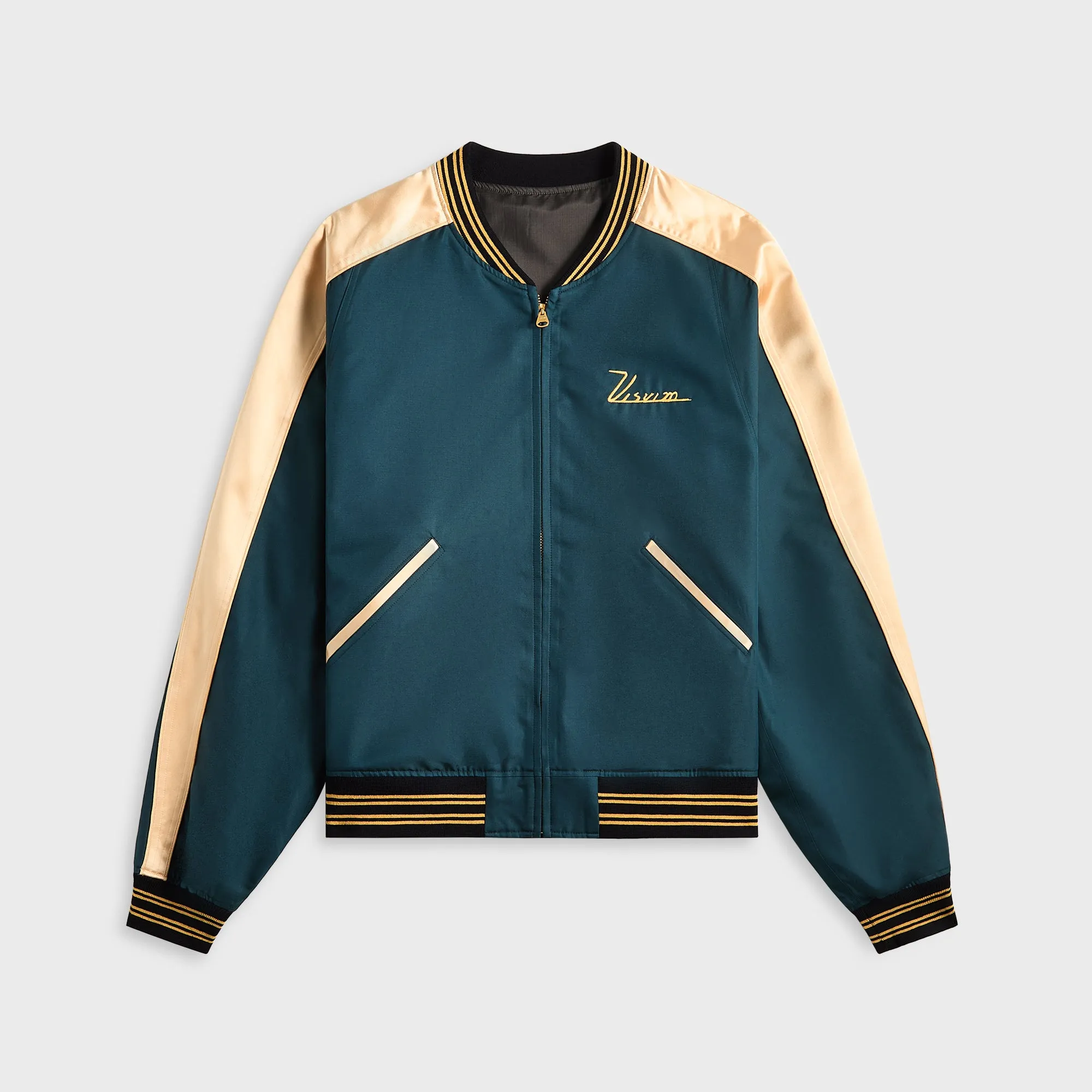 Valentine's Day Jacket Underarm Gusset Visvim Douglas Team Jacket - Blue