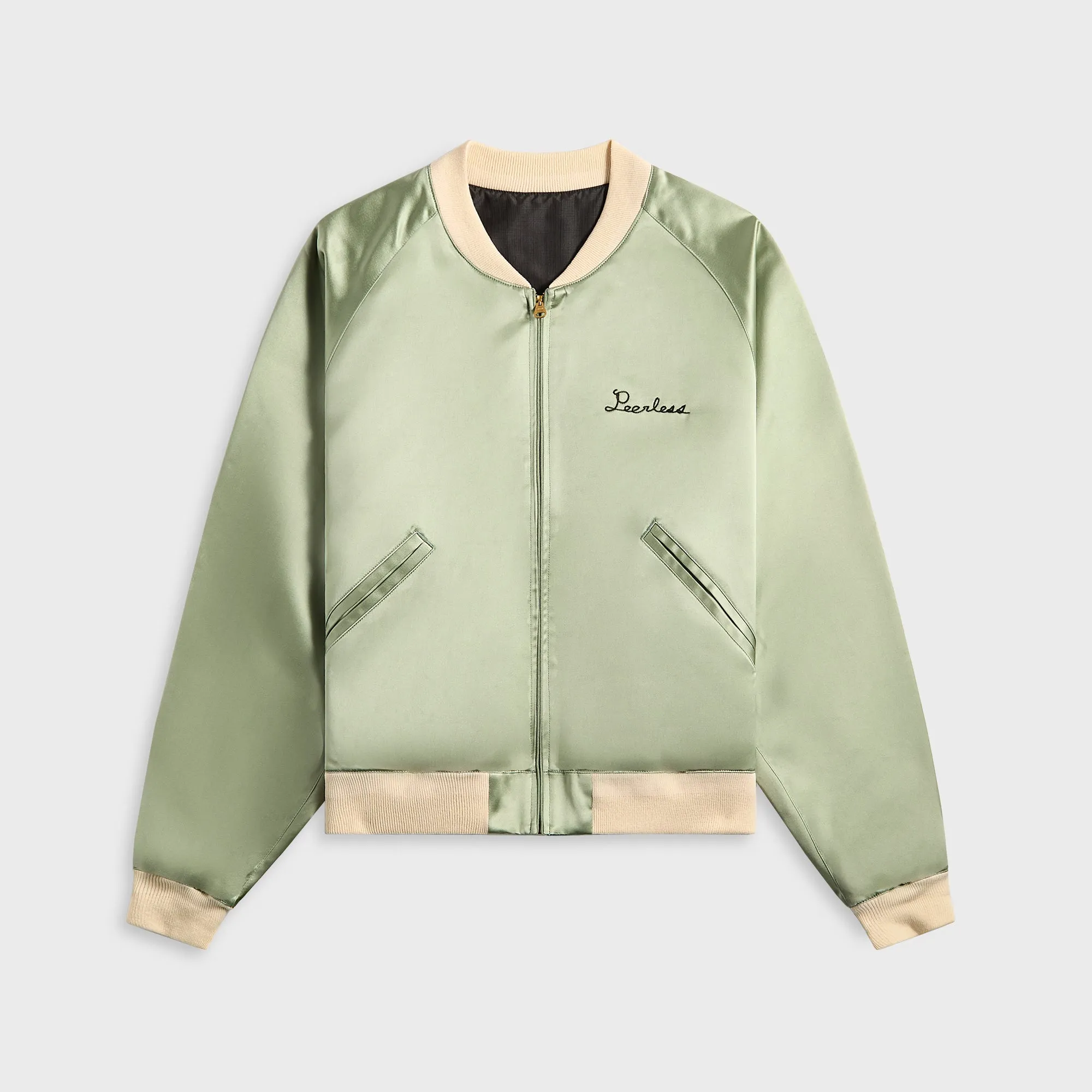 Visvim Hackett Swing Top Silk - Light Green Right