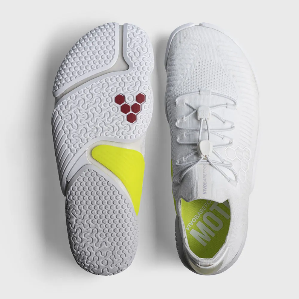 Vivobarefoot - Motus Flex Mens - Bright White Comfortable PBI