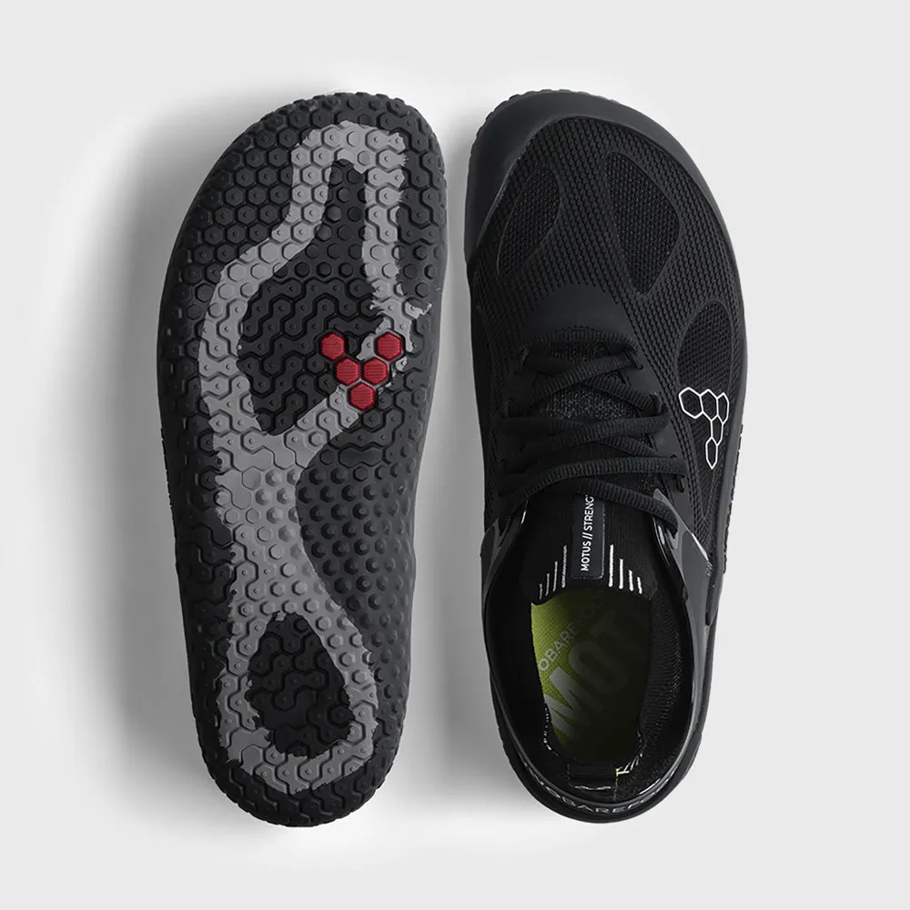 Vivobarefoot - Motus Strength Womens - Obsidian/Grey Supportive And Comfortable Foot Support