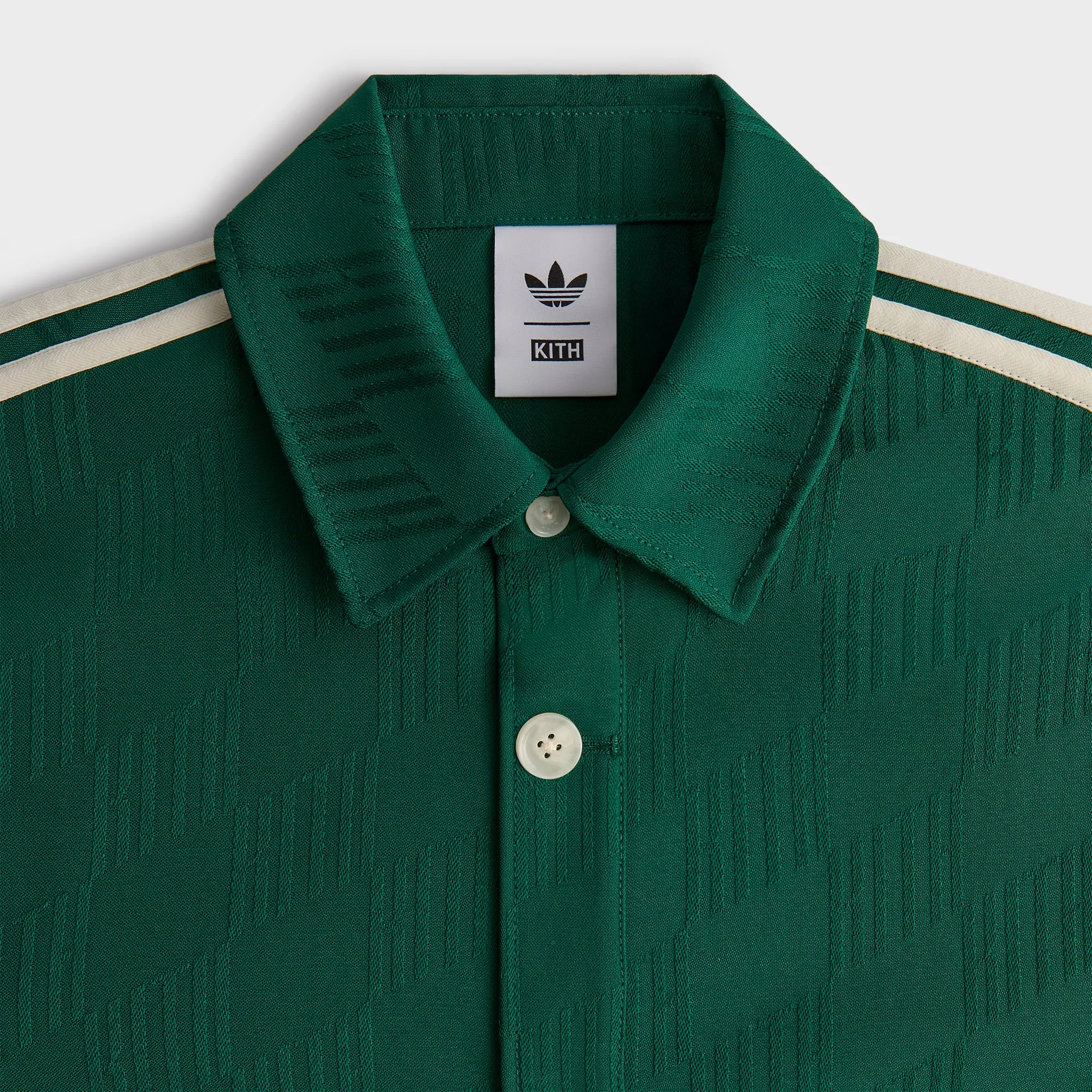 Fishing Kit Educational Kit Kith For Adidas Football Jacquard Overshirt - Green