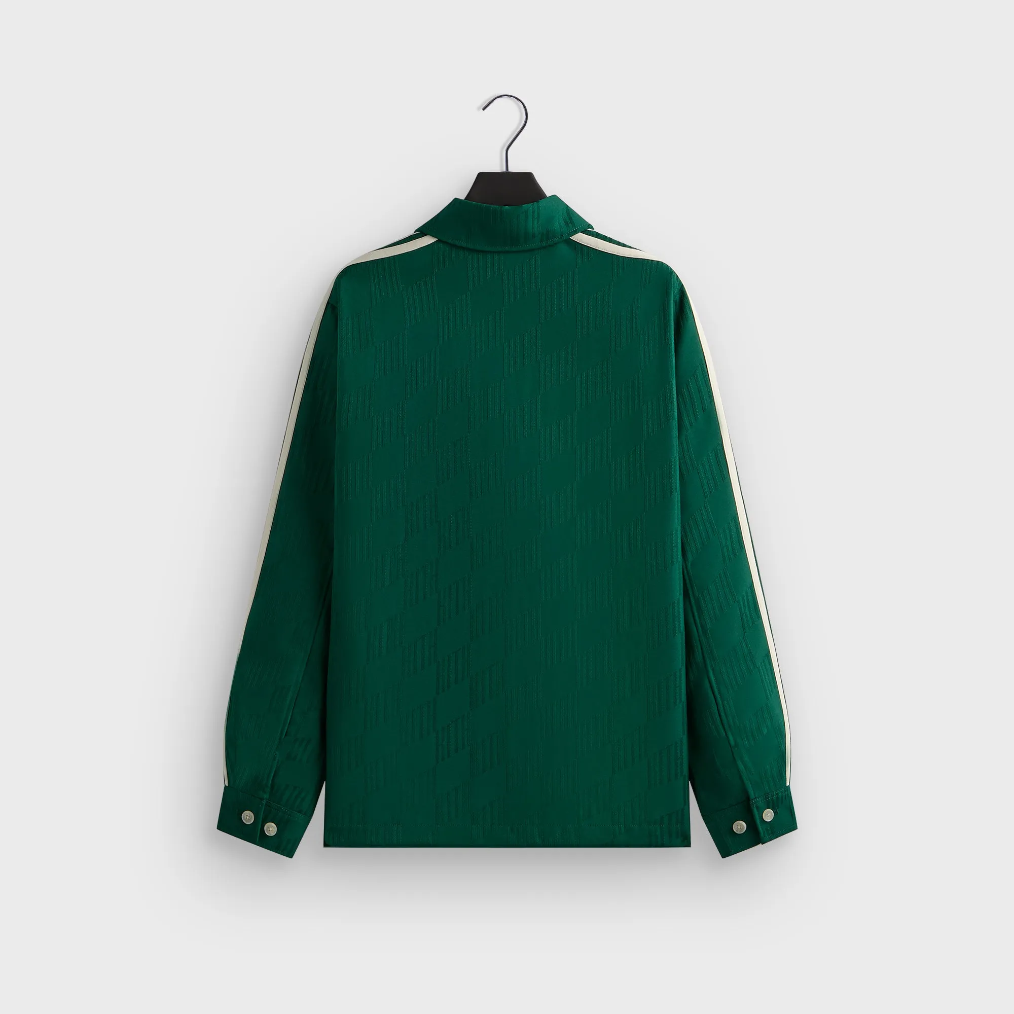 Kith For Adidas Football Jacquard Overshirt - Green Thermolite