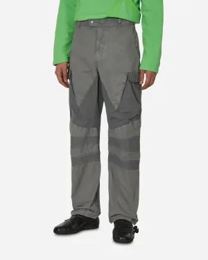Kiko Kostadinov Cargo Pants Steel Grey Comfortable Length at Back