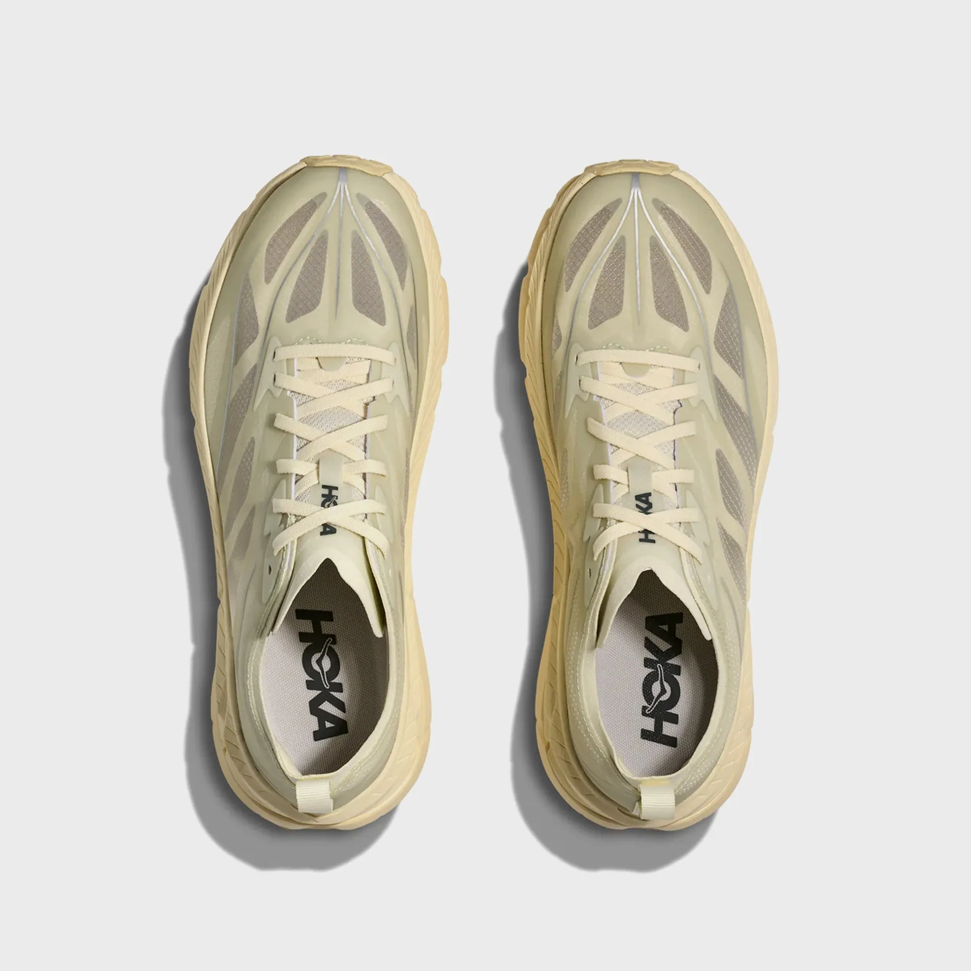 New Year's Eve Sale Exclusive Deal Hoka Mafate Speed 4 Lite - Truffle Salt / Vintage Yellow