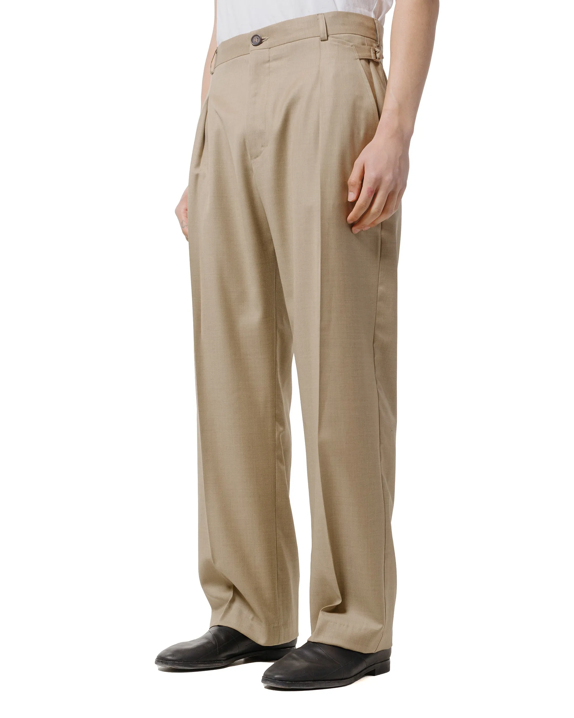 Wanze Cinch Trouser Tropical Wool Sand Brand Word Of Mouth Marketing Comfortable Design Strategy