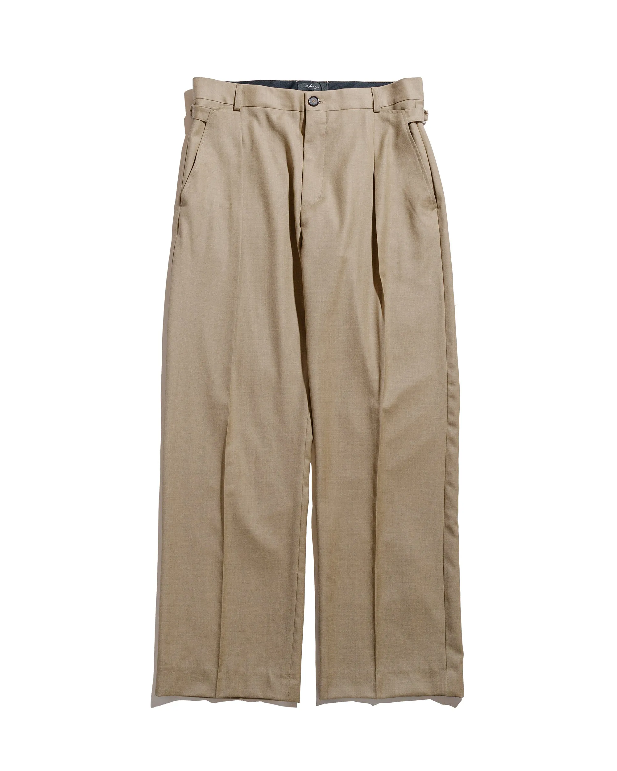 Anti-Pilling Design Wanze Cinch Trouser Tropical Wool Sand
