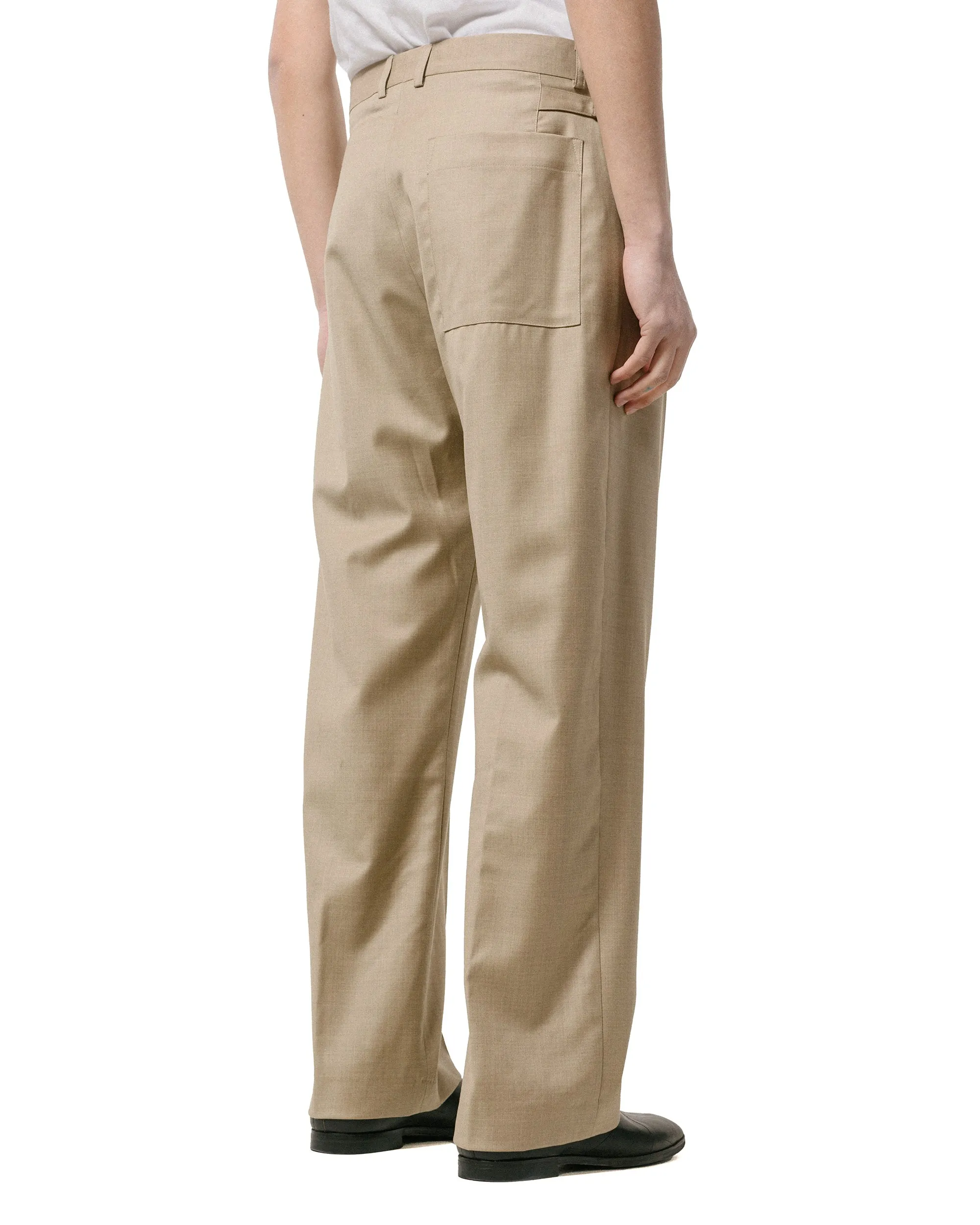 Wanze Cinch Trouser Tropical Wool Sand Adjustable Cups