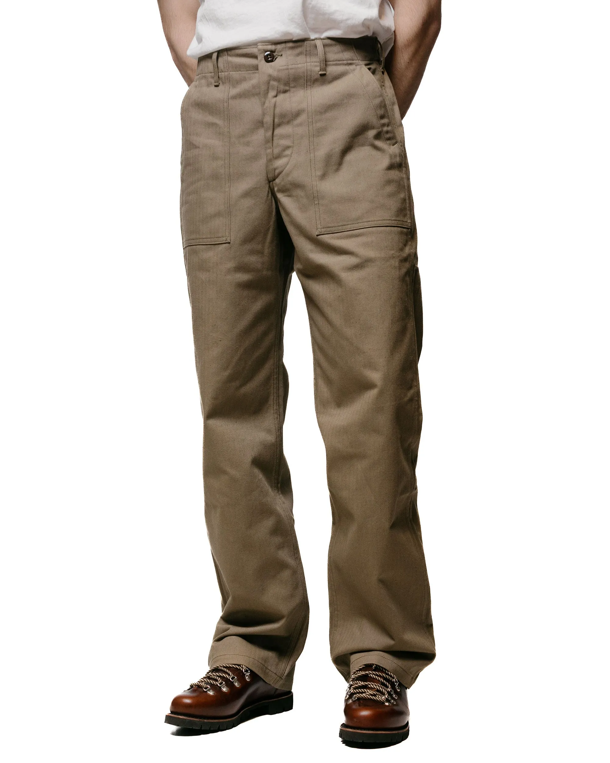 Comfortable Business Success Warehouse Lot. 1086 Military Herringbone Pants Od Green
