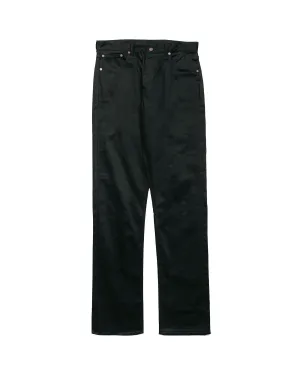 Warehouse Lot. 1096 Pique Pants Black Odor - Resistant Material Loose Knitting