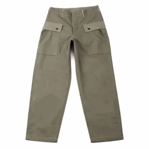 Warehouse Lot. 1097 Usmc Herringbone Monkey Pants Od Green Common Soft Knit Design