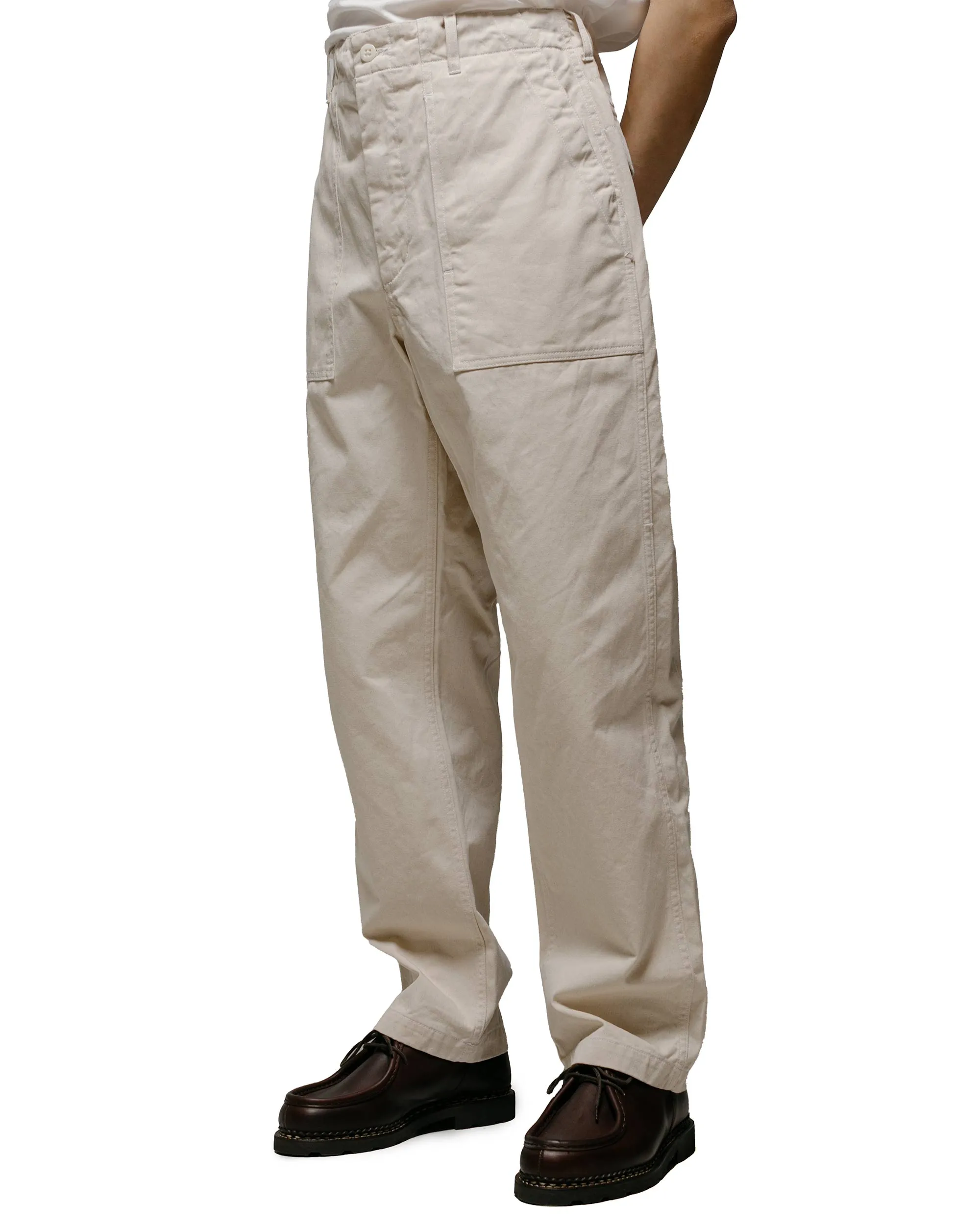 Knitwear Changing Engineered Garments Fatigue Pant Natural Chino Twill