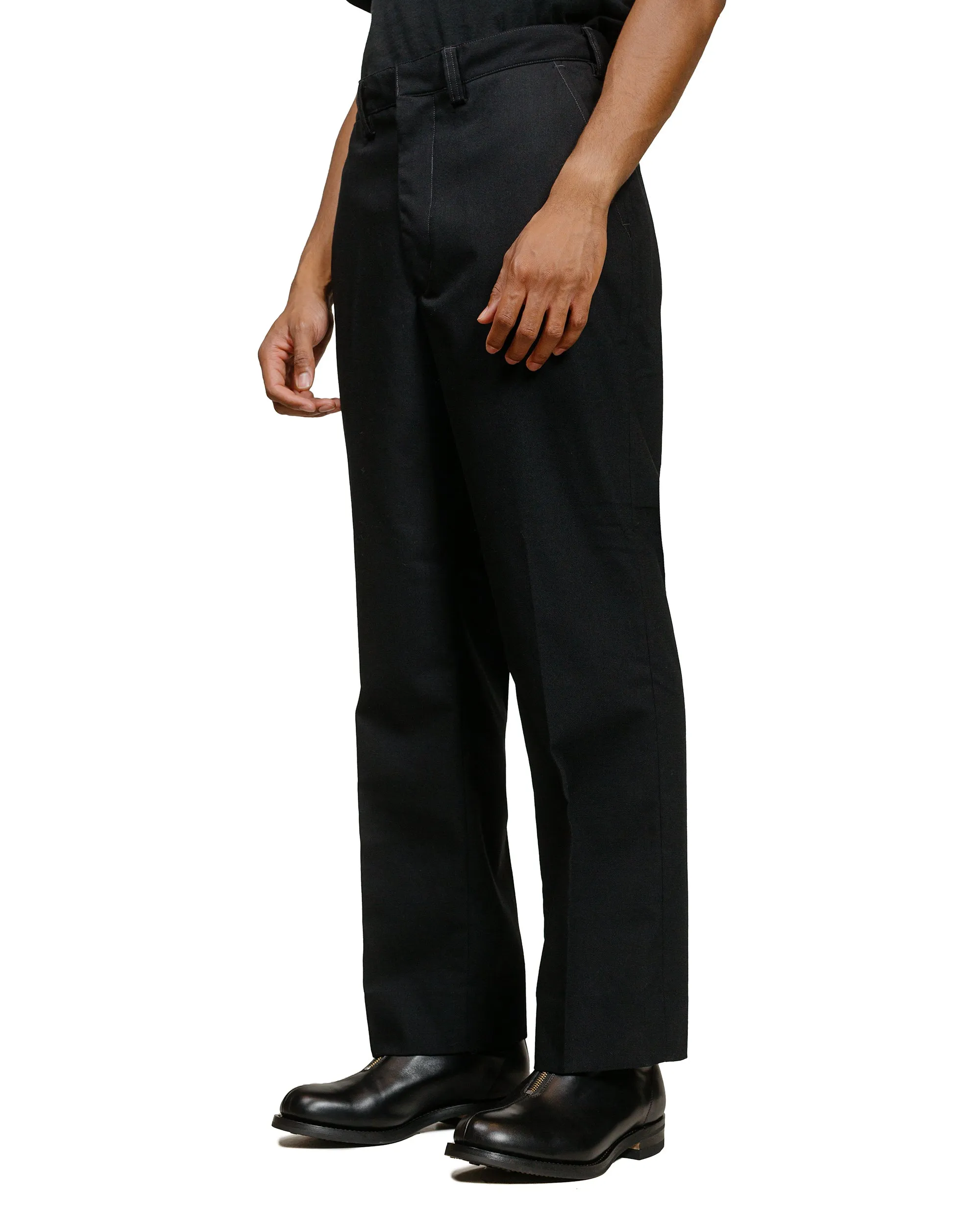Phigvel Lady White Co. W/Ca Workaday Trouser Black Wrinkle Recovery