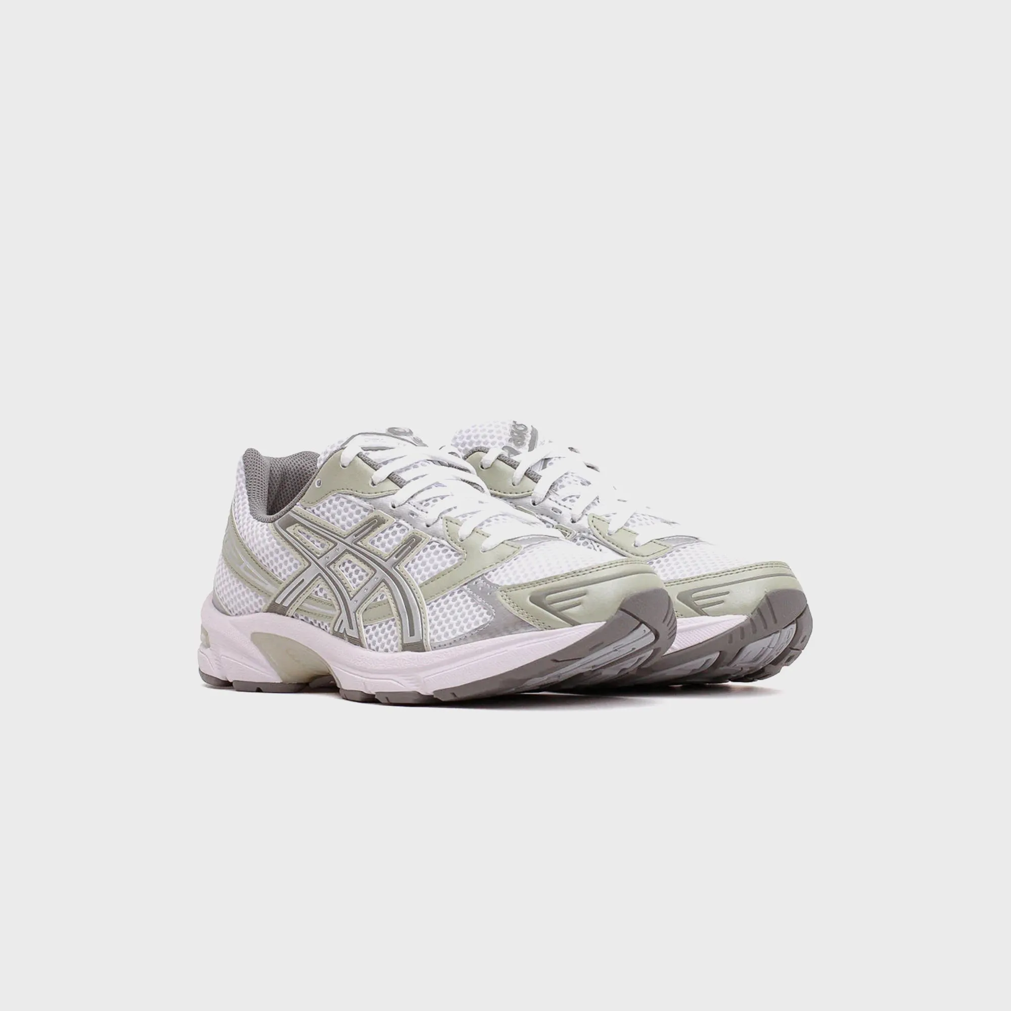 Asics Wmns Gel-1130 - White / Dried Leaf Green Proven Design Slim Appeal