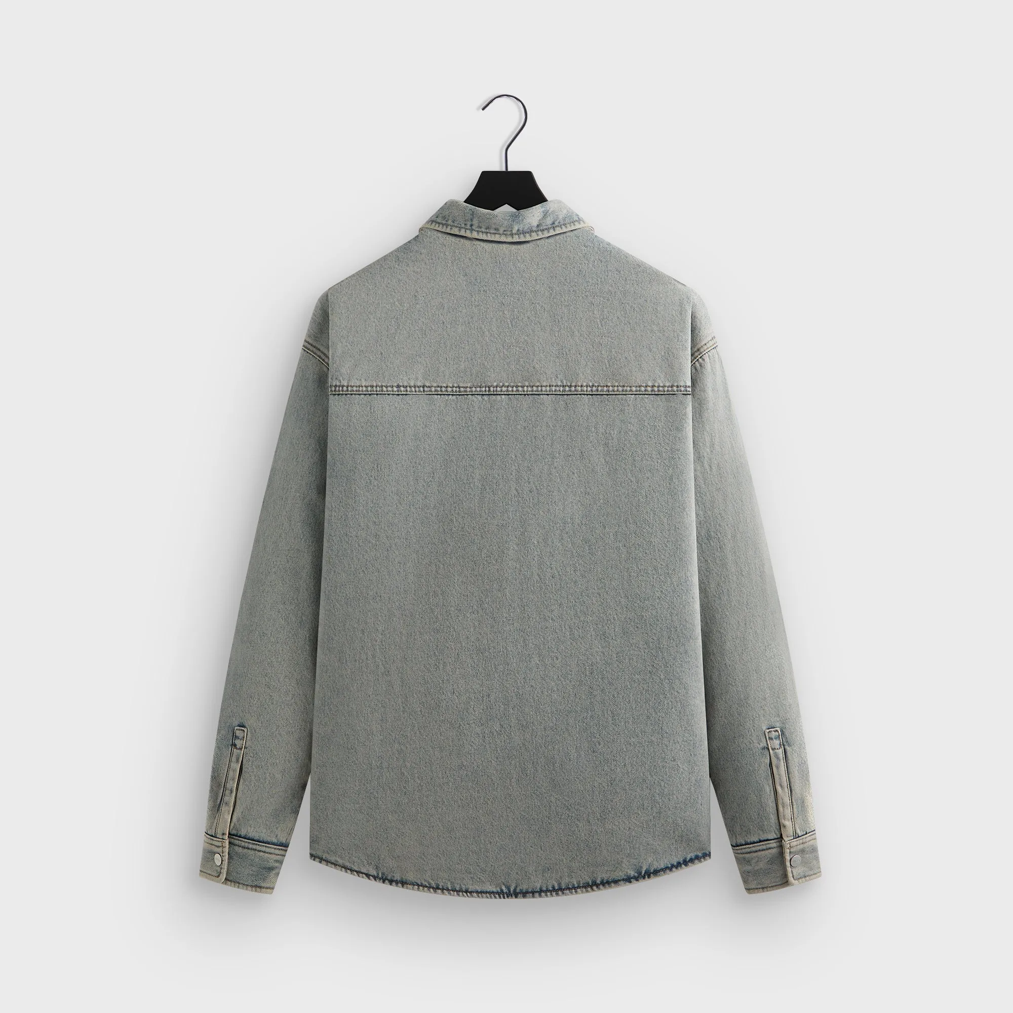Comfortable Crossbody Pearl Embellishment Kith Denim Apollo Shirt Jacket - Cameron Wash
