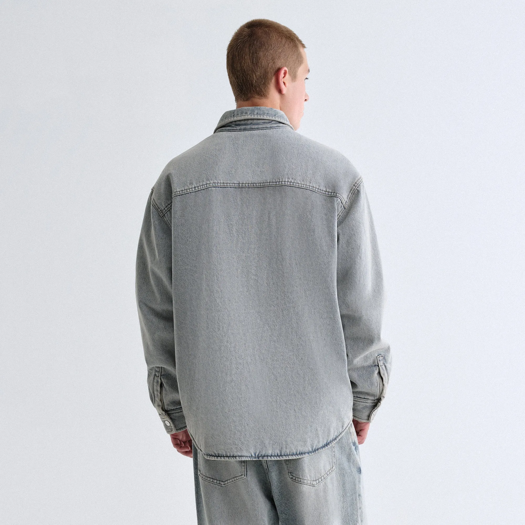 Comfortable Volume Kith Denim Apollo Shirt Jacket - Cameron Wash
