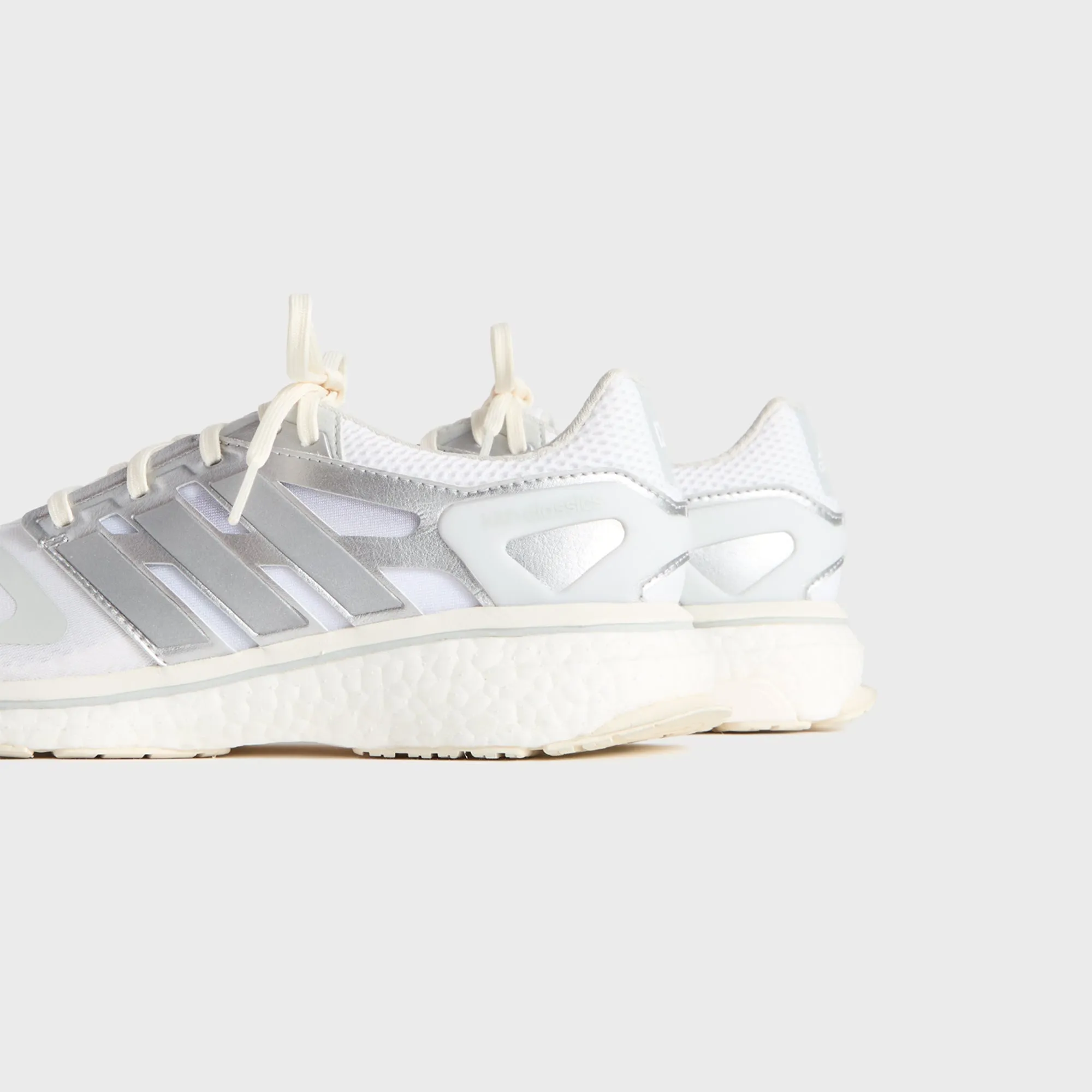 ShockAbsorbingSystem Moisture - Wicking Sock Lining Kith For Adidas Energy Boost - White / Black / Silver Metallic