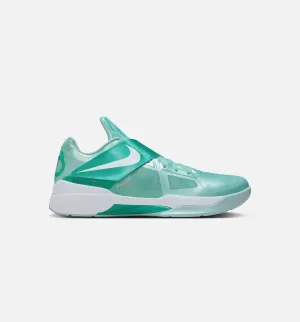 Sparkling Lead Zoom Kd 4 Mint Candy Mens Basketball Shoe - Mint Candy/White/Green