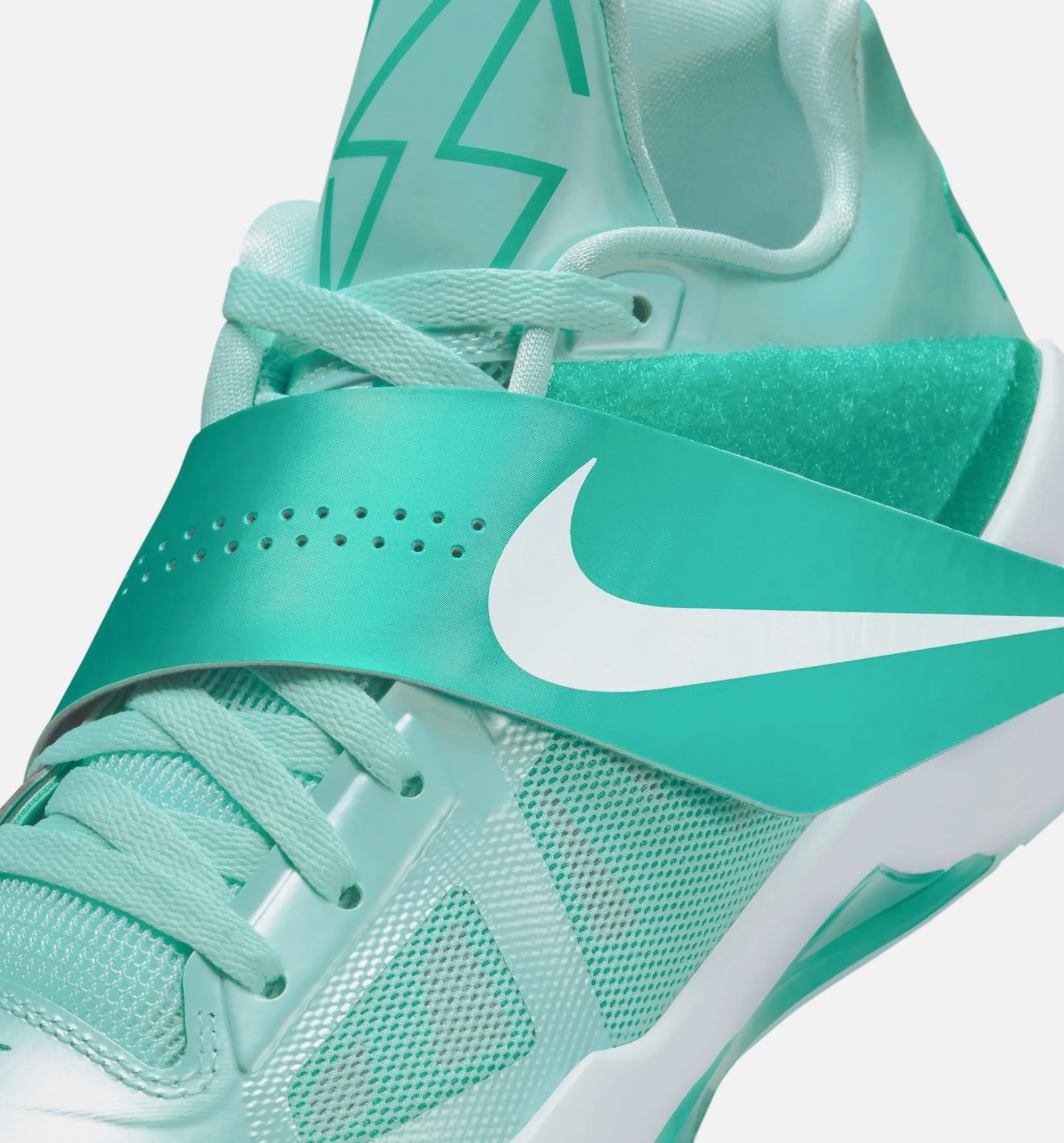 Zoom Kd 4 Mint Candy Mens Basketball Shoe - Mint Candy/White/Green Flat Heel Design Improvement
