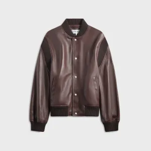 Loewe Bomber Jacket - Chocolate Brown Elastic Product Lace Neck