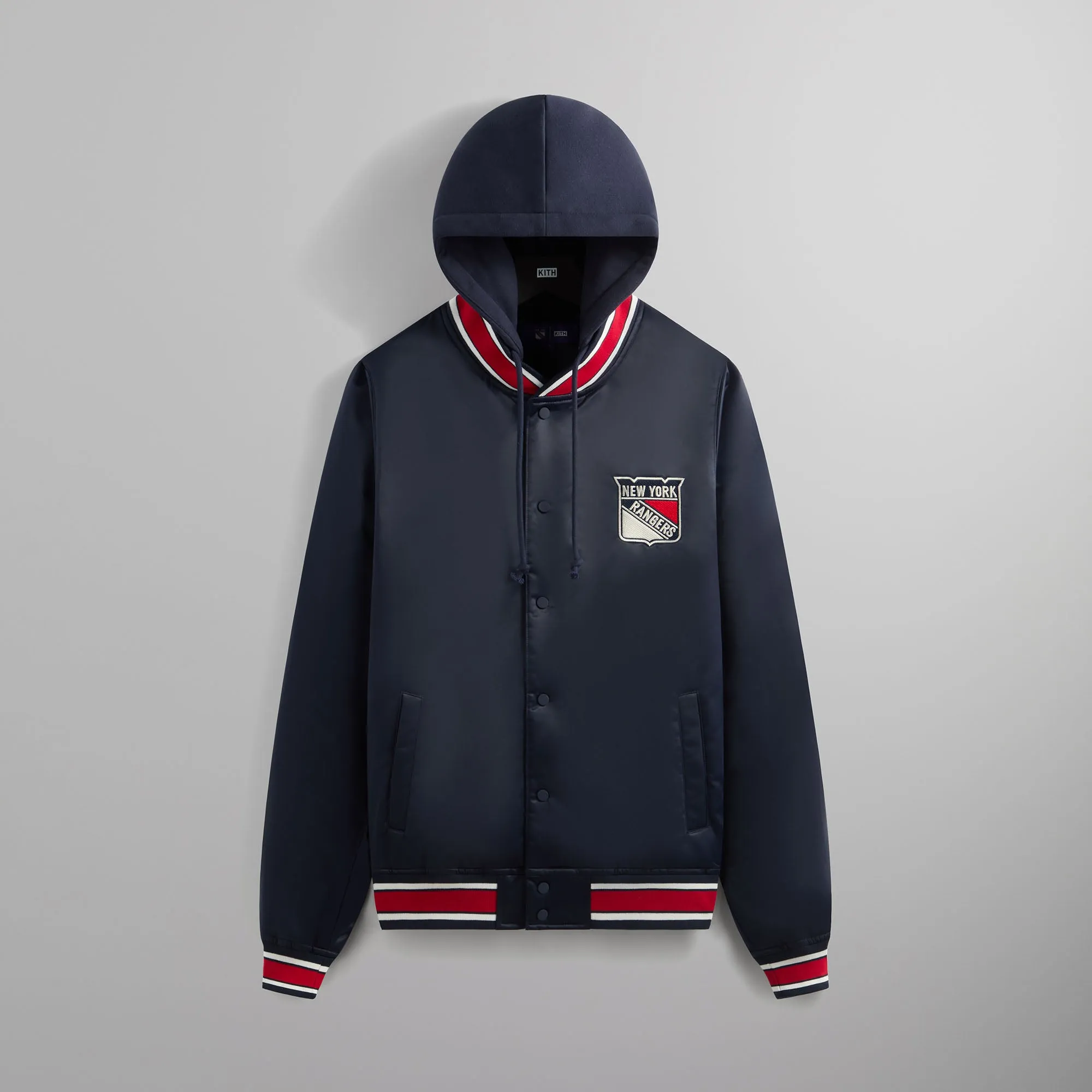 Comfortable Elastic Opportune Kith For The New York Rangers Gorman Jacket - Nocturnal