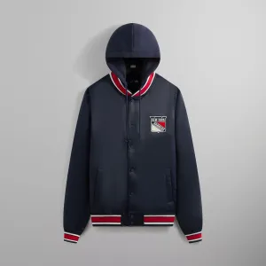Comfortable Elastic Opportune Kith For The New York Rangers Gorman Jacket - Nocturnal