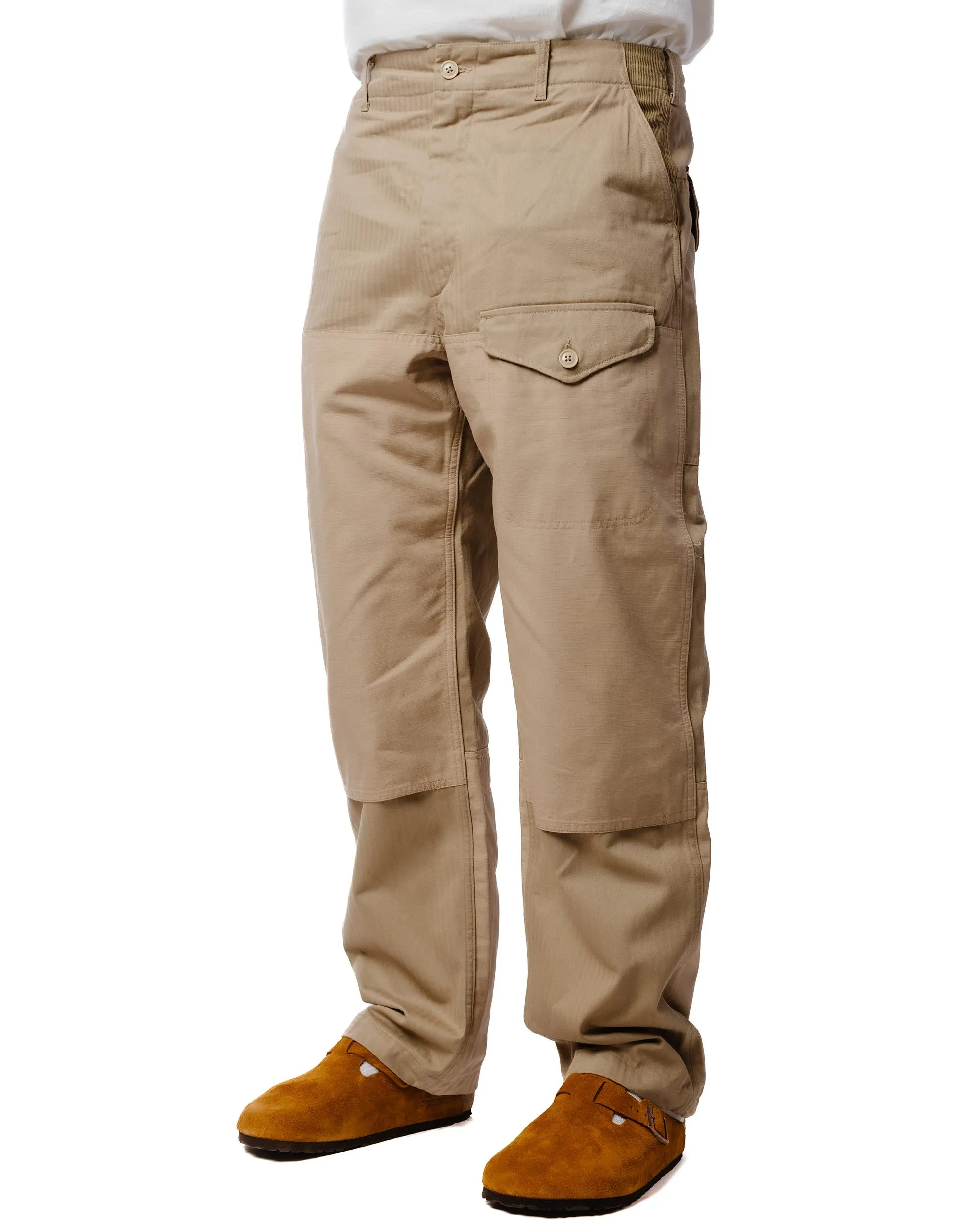 Faux - Dri - Fit Engineered Garments Field Pant Khaki Cotton Herringbone Twill