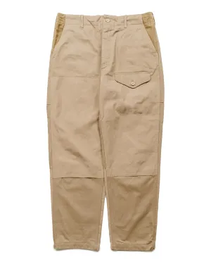 Engineered Garments Field Pant Khaki Cotton Herringbone Twill Multi - Purpose