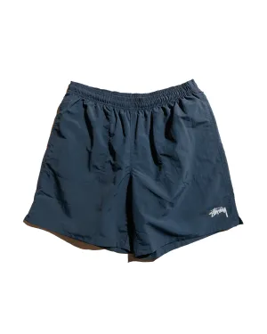 Stssy Stock Water Short Navy Draped
