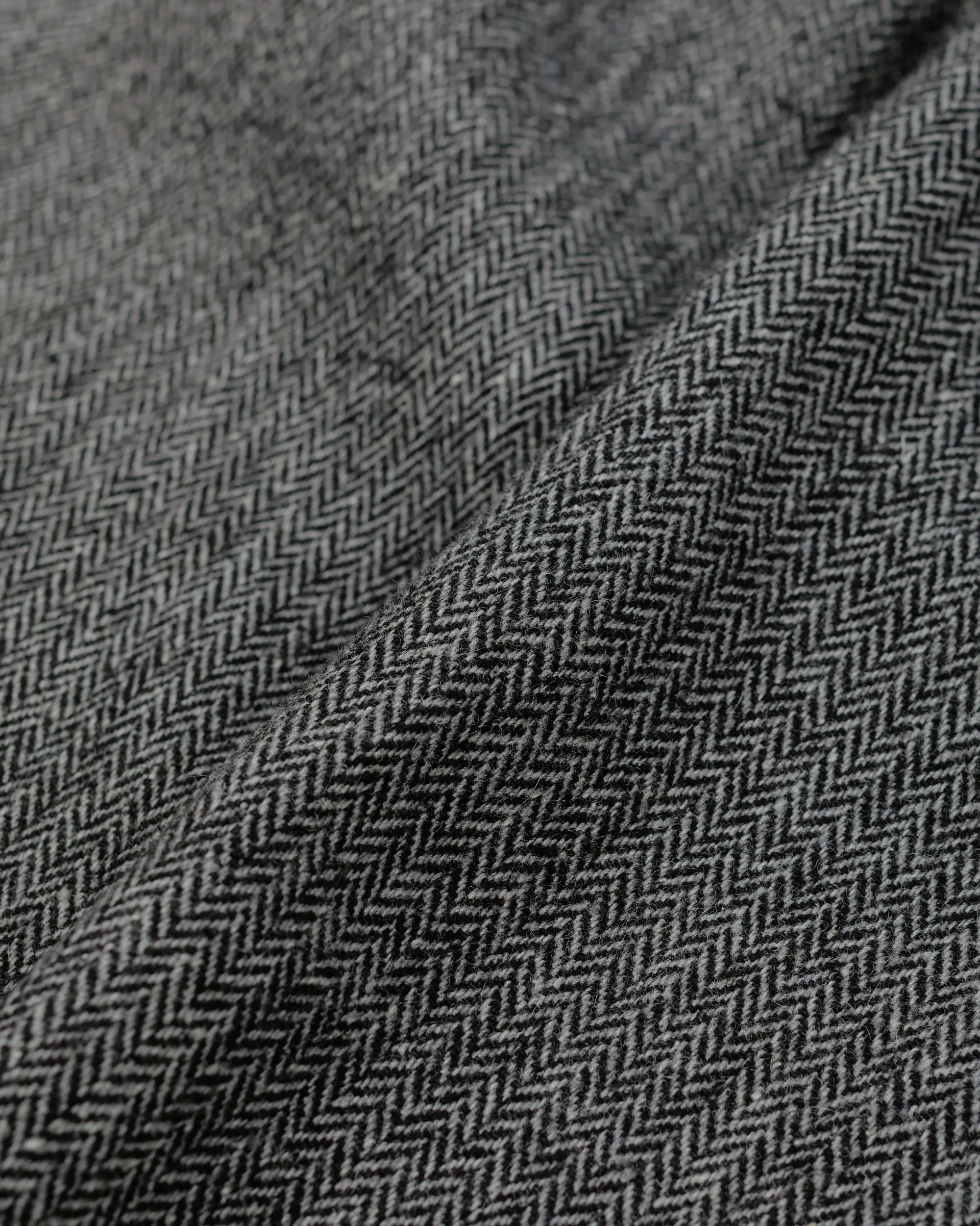 Reinforced Seams Design Shearling Trim Engineered Garments Fa Pant Grey Poly Wool Herringbone