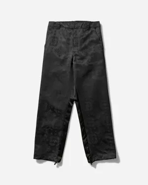 Clot By Edison Chen Allover Print Trackpants Black Synthetic Material Socks