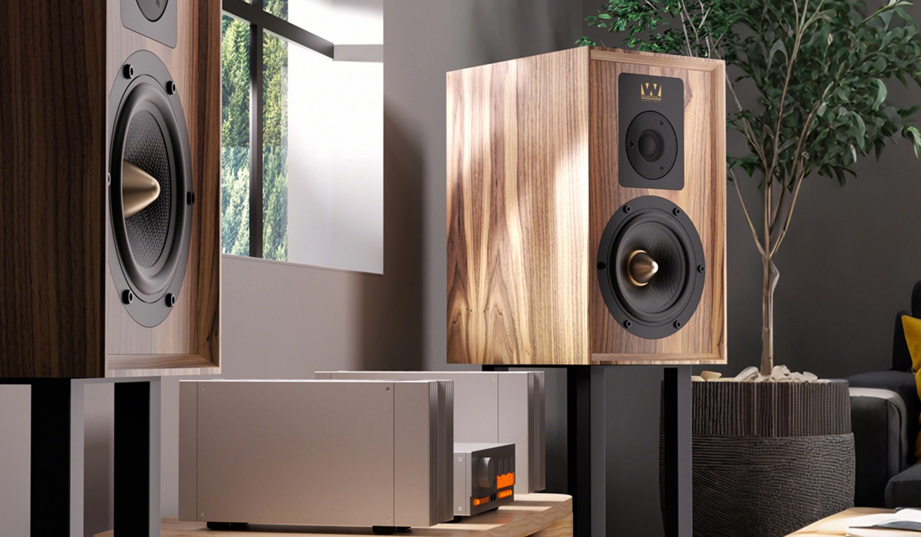 Wharfedale: Aston Speaker - 90th Anniversary Limited Edition - Pair w/ Stands
