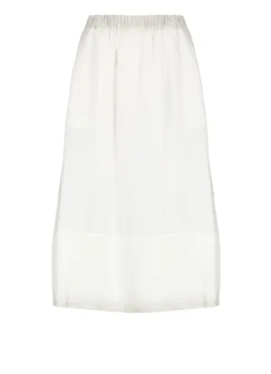 Jupe en lin blanc