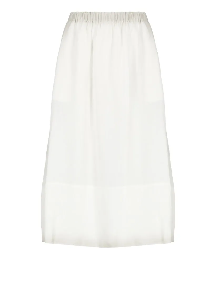 Jupe en lin blanc