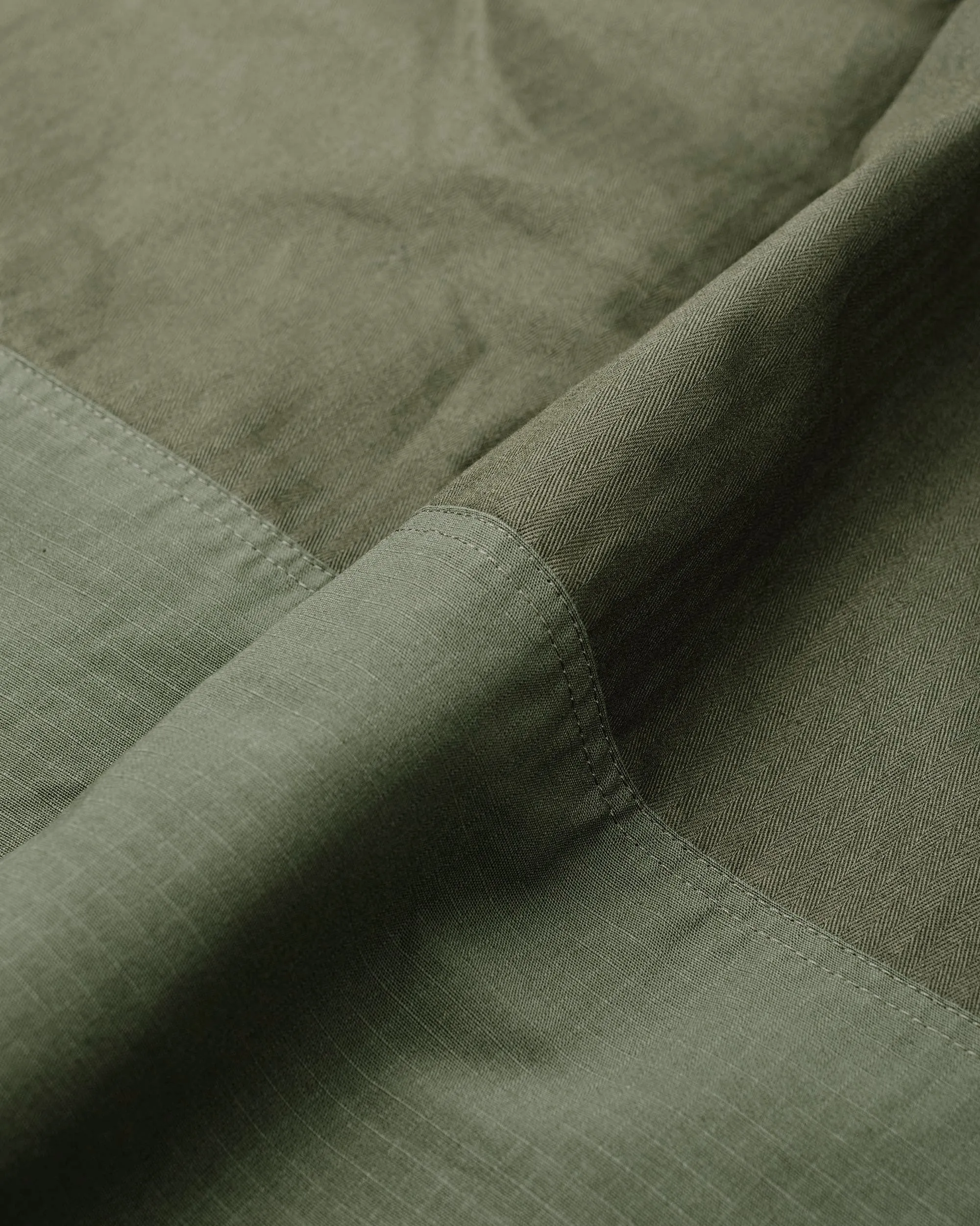 Straps With Sequinning Food Festival Engineered Garments Field Pant Olive Cotton Herringbone Twill