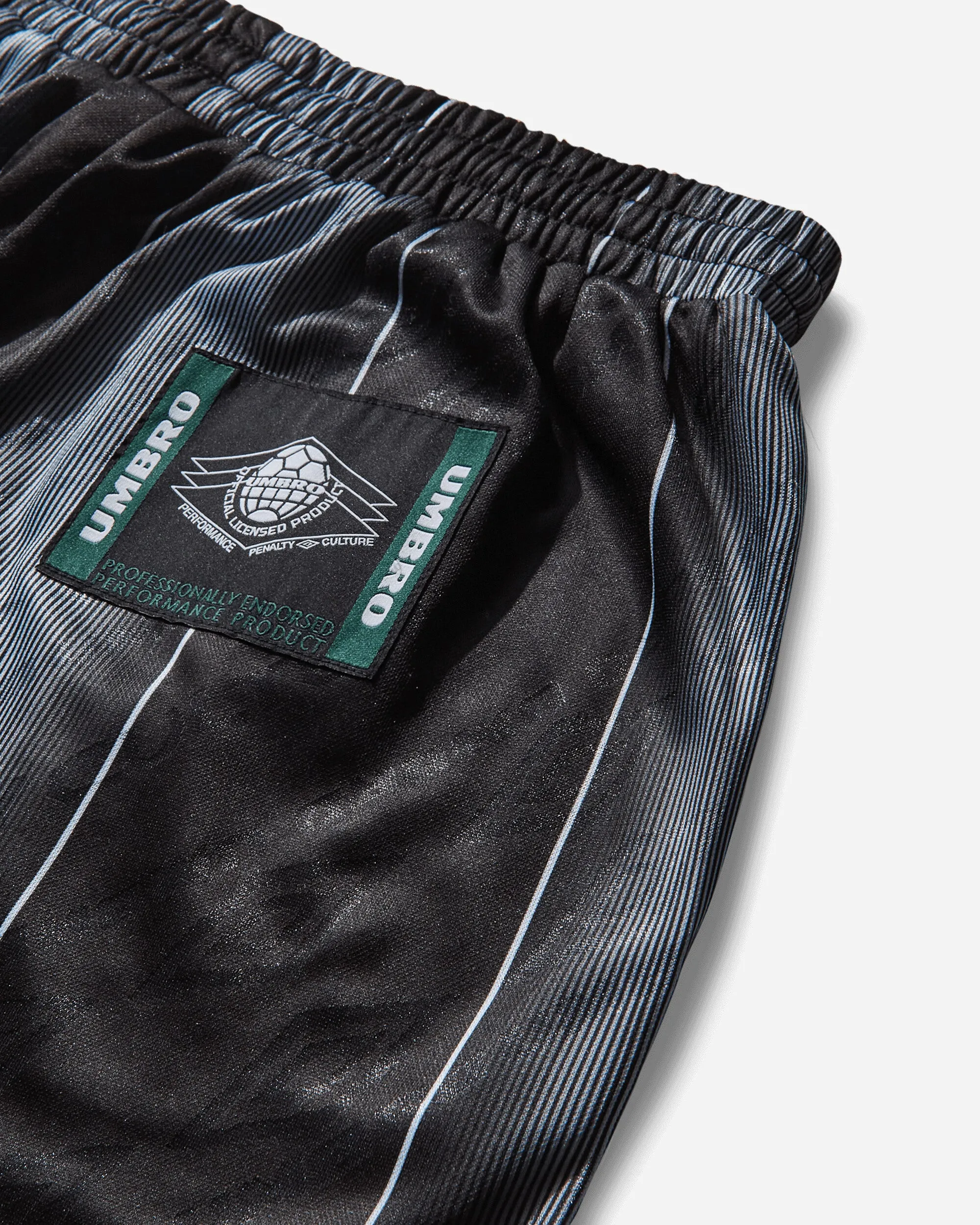 Men'S Soccer Shorts Black Notched Collar