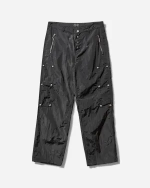 Men'S Scarred Bio Army Pants Black Comfortable Elastic Incited