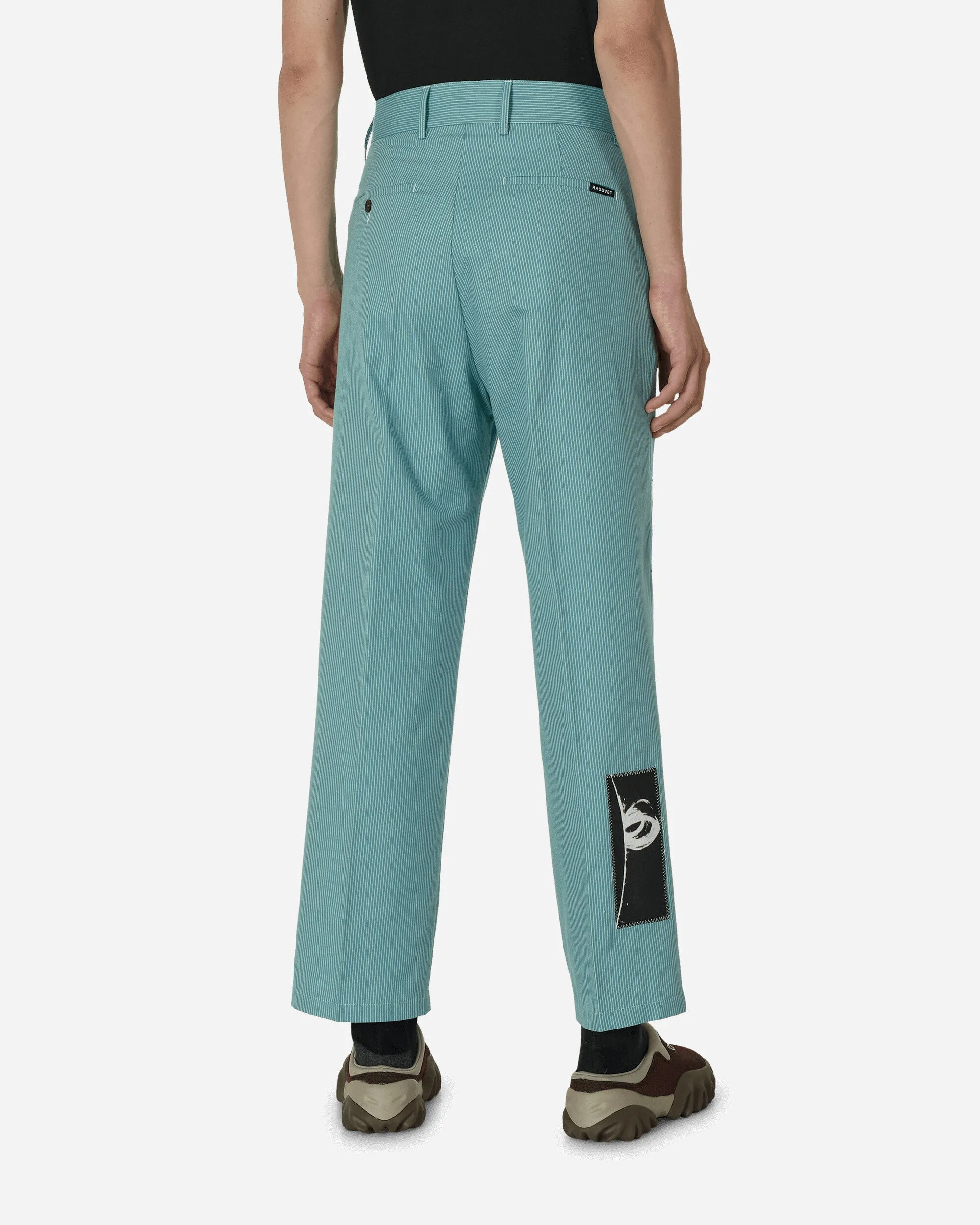 T-Shirt Style Blended Sock Style Space Trousers Teal
