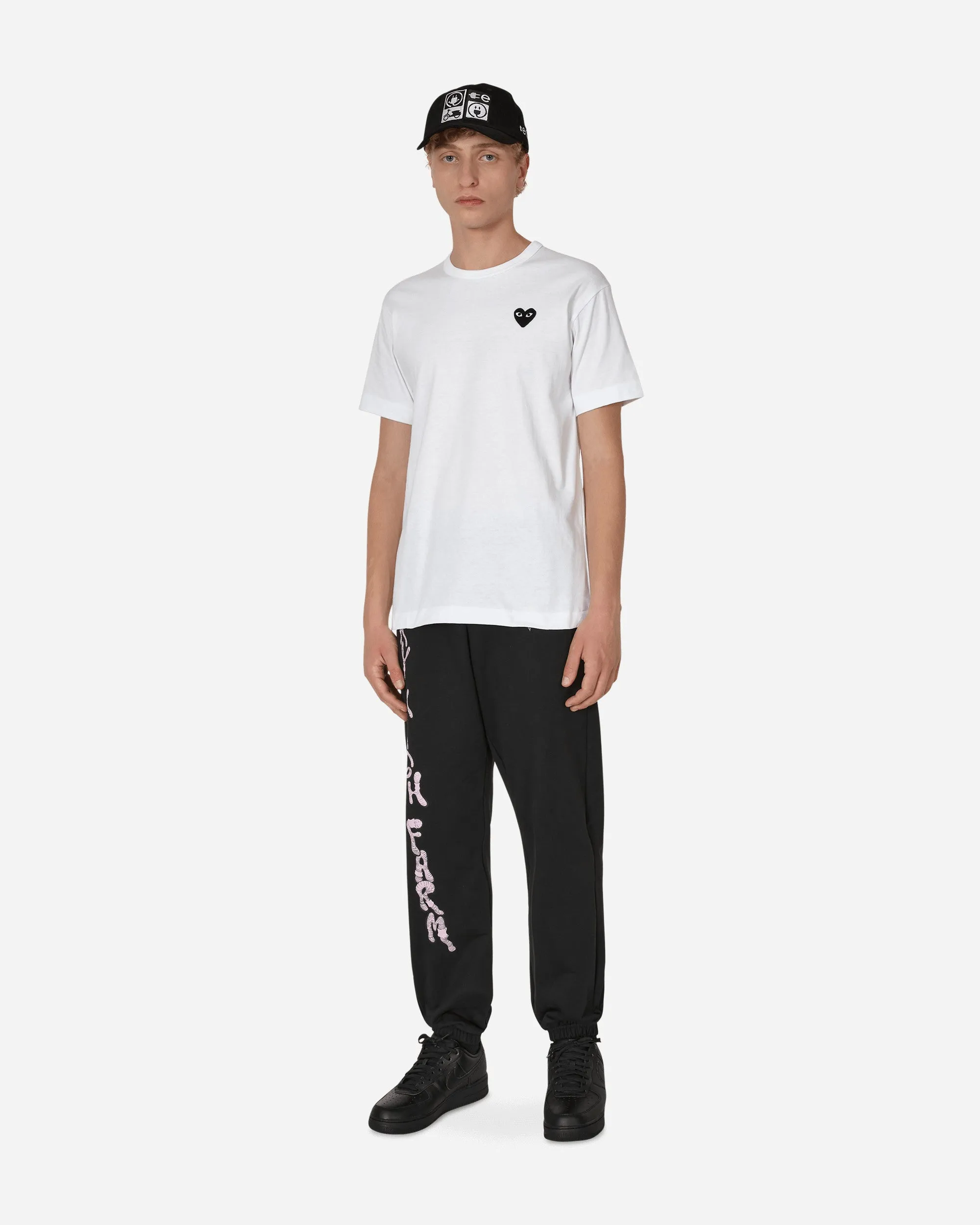 Comfortable Suspenders Will Sheldon Printed Sweatpants Black