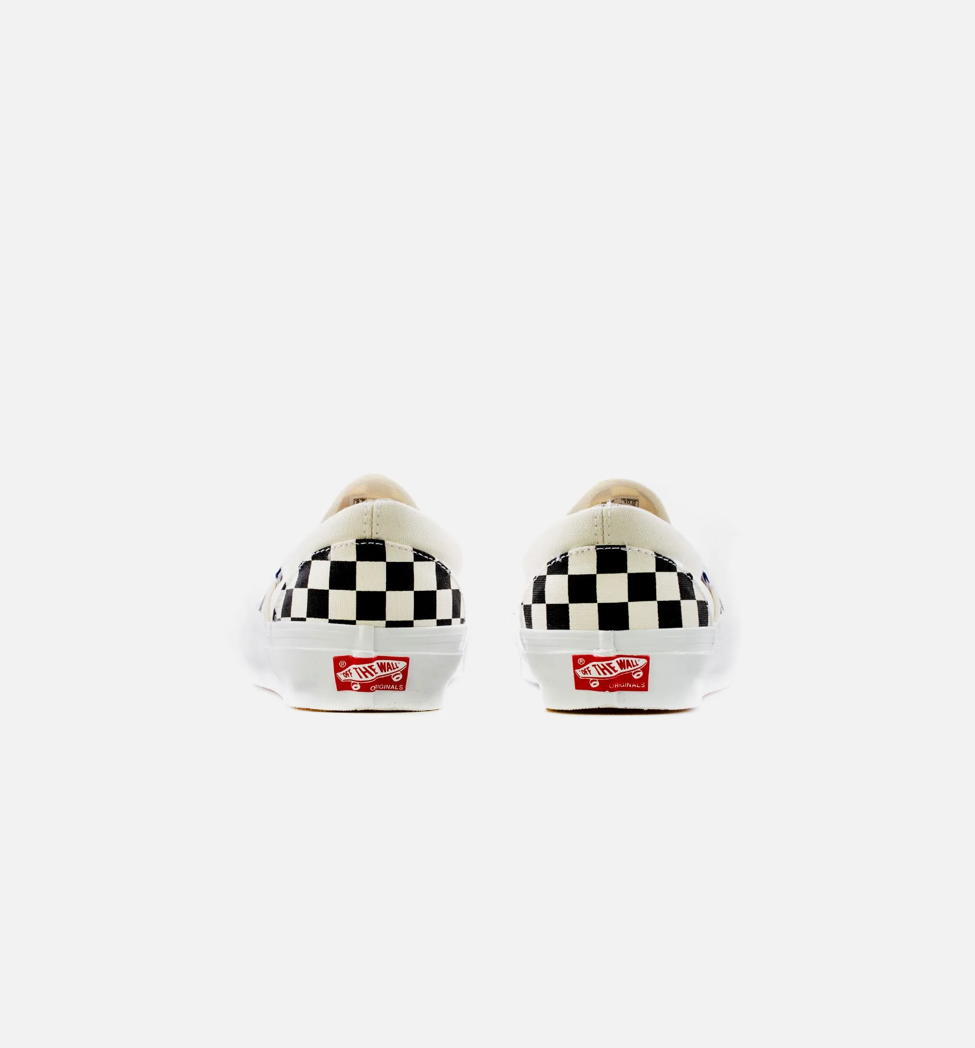 Low Accessibility Og Classic Slip On Lx Checkered Mens Skate Shoe - Black/Cream