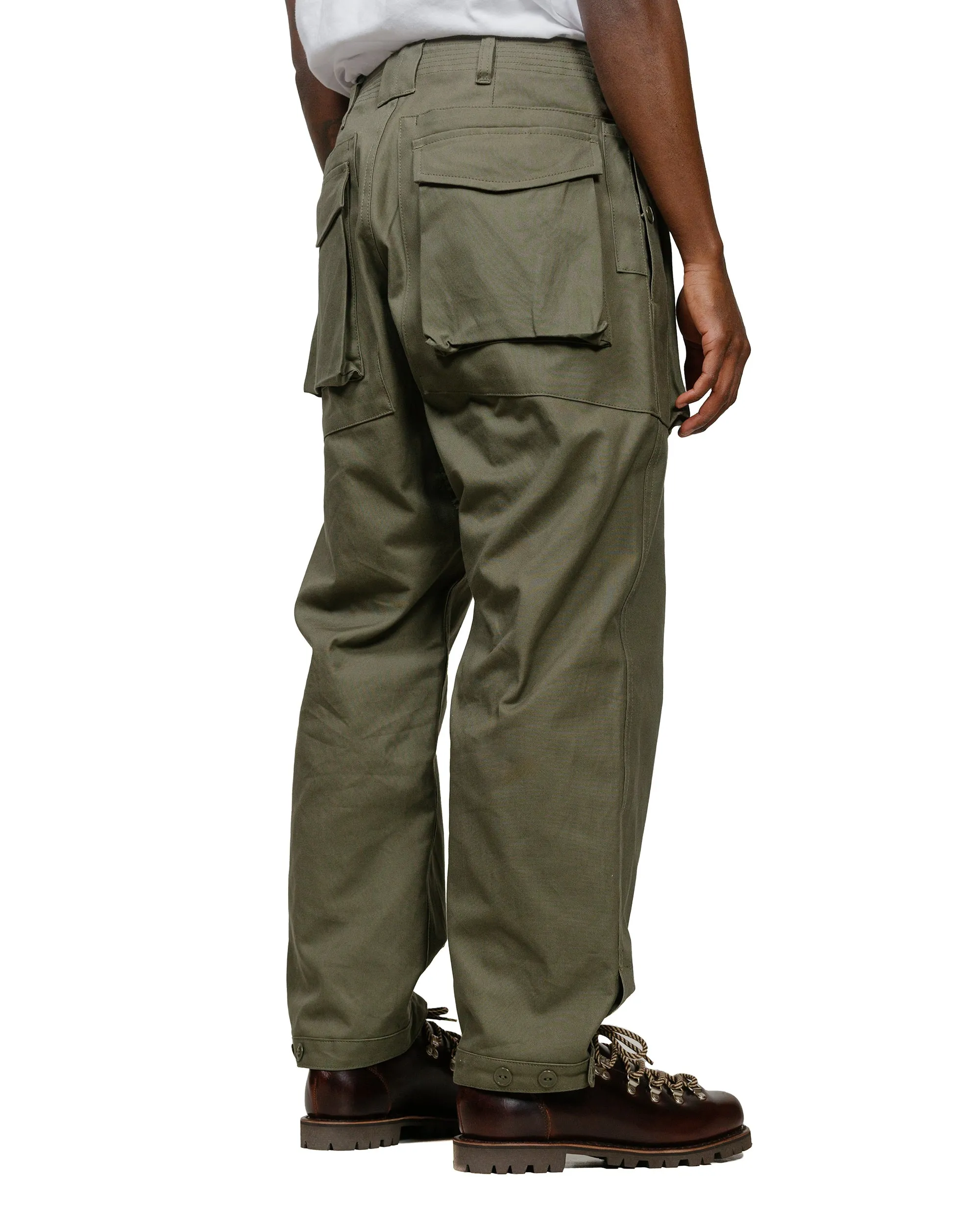 Comfortable Formulation Sassafras Digs Crew Pants 4/5 Duck Canvas Olive