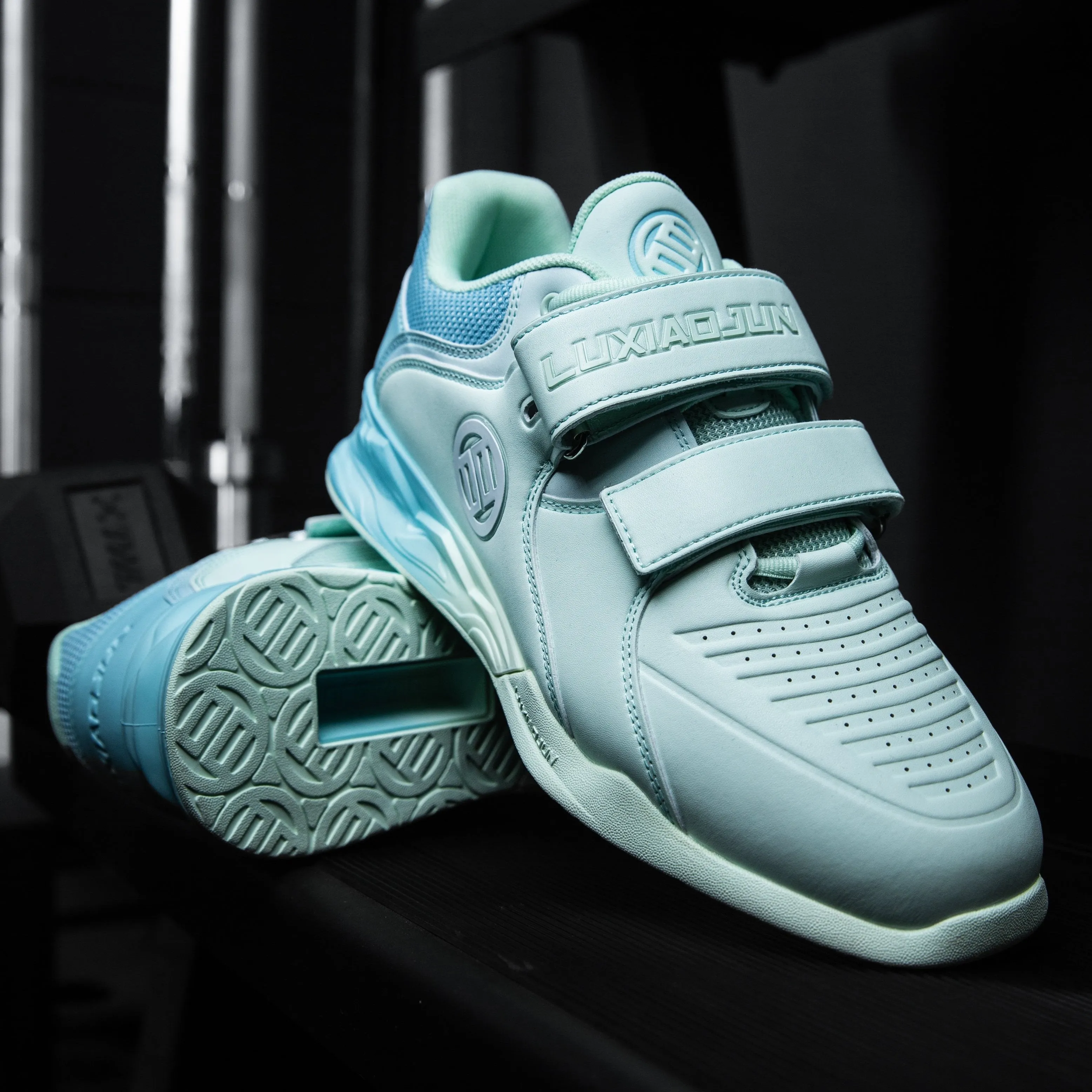 Comfortable Network Lu Xiaojun - Weightlifting Shoes - Turquoise